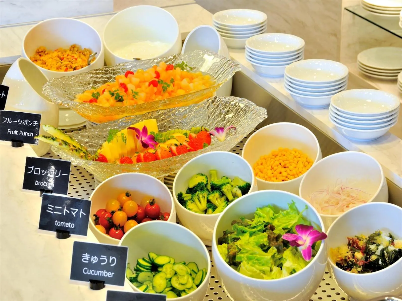 Buffet breakfast in Garden hotel Shiunkaku Higashimatsuyama