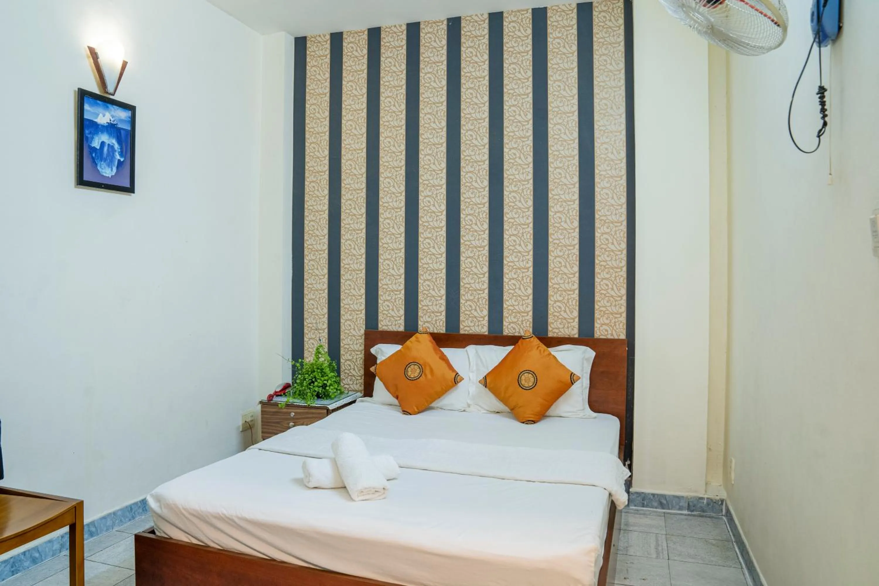 Bed in Aqua Kim Long Hotel