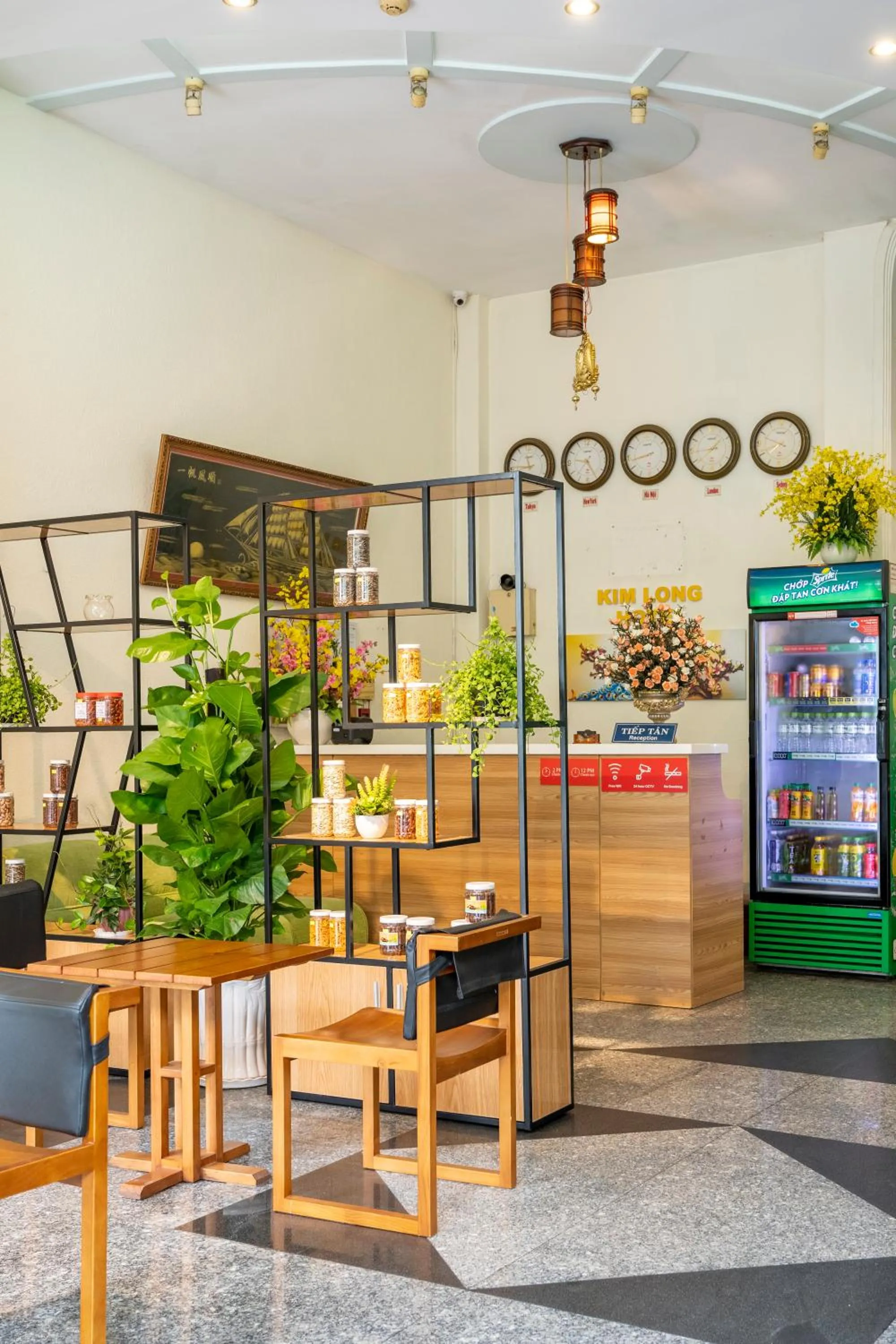 Lobby or reception in Aqua Kim Long Hotel