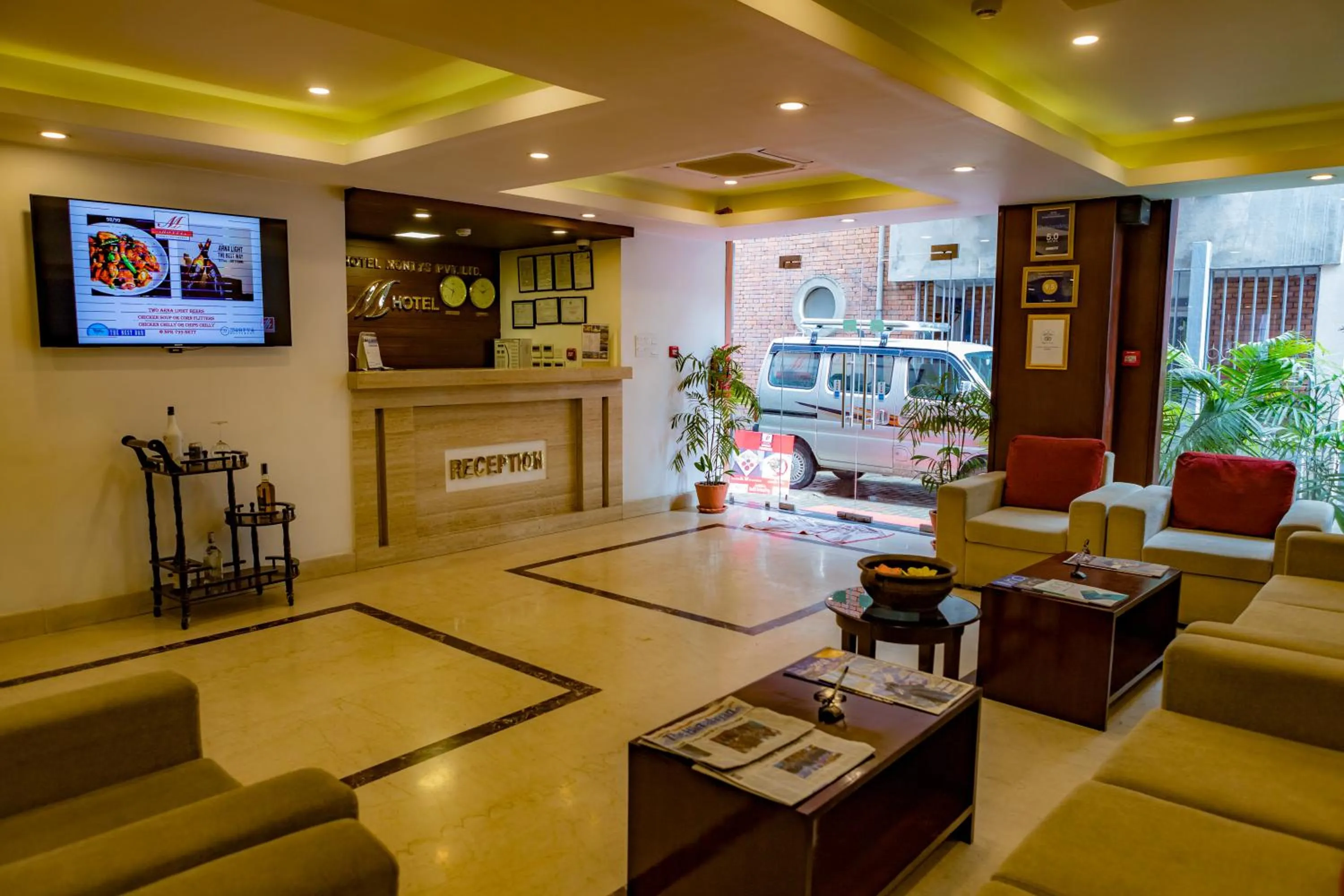 TV and multimedia in M Hotel Thamel-Kathmandu