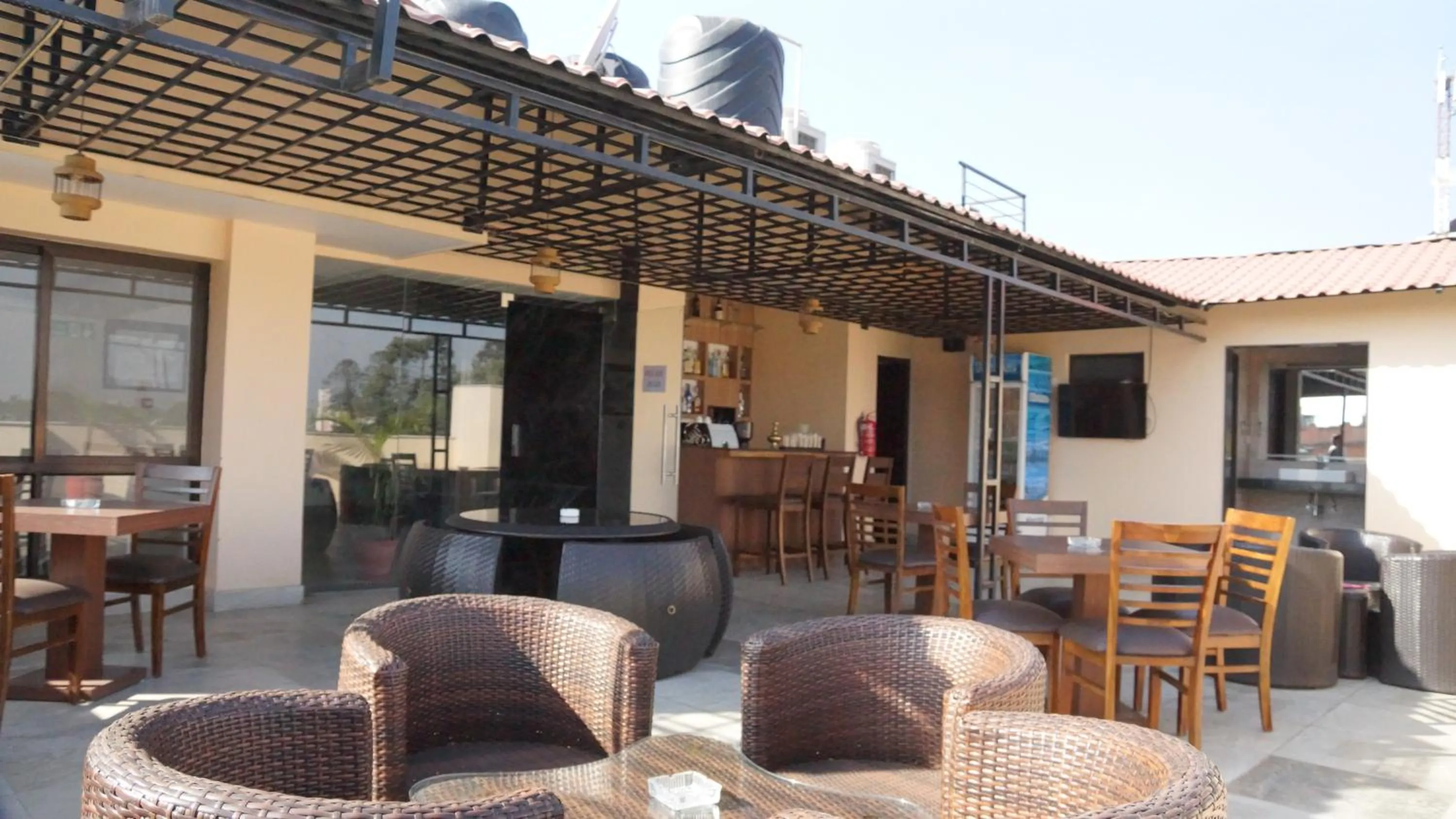 Patio in M Hotel Thamel-Kathmandu