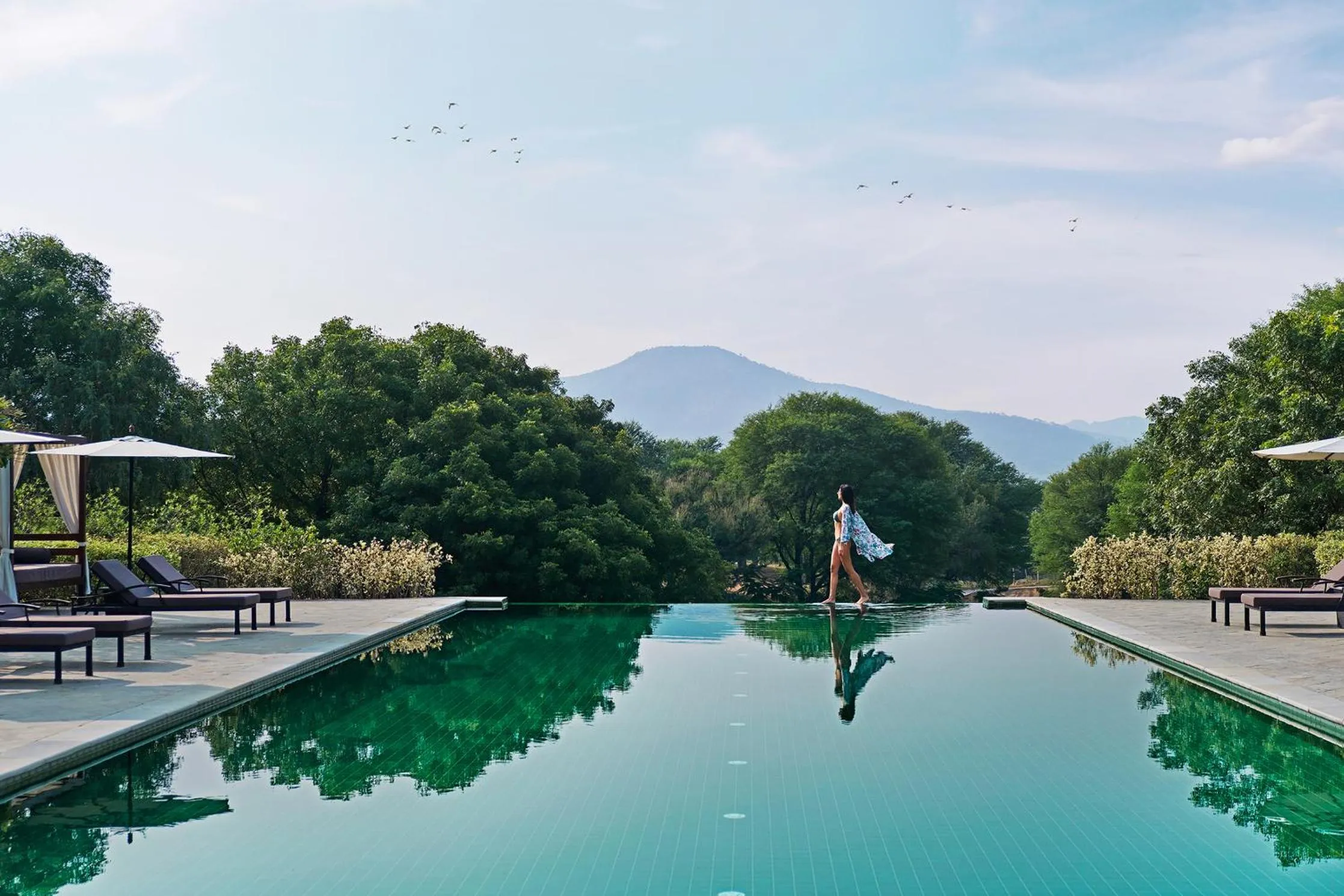 Swimming pool in Alila Fort Bishangarh Jaipur - A Hyatt Brand