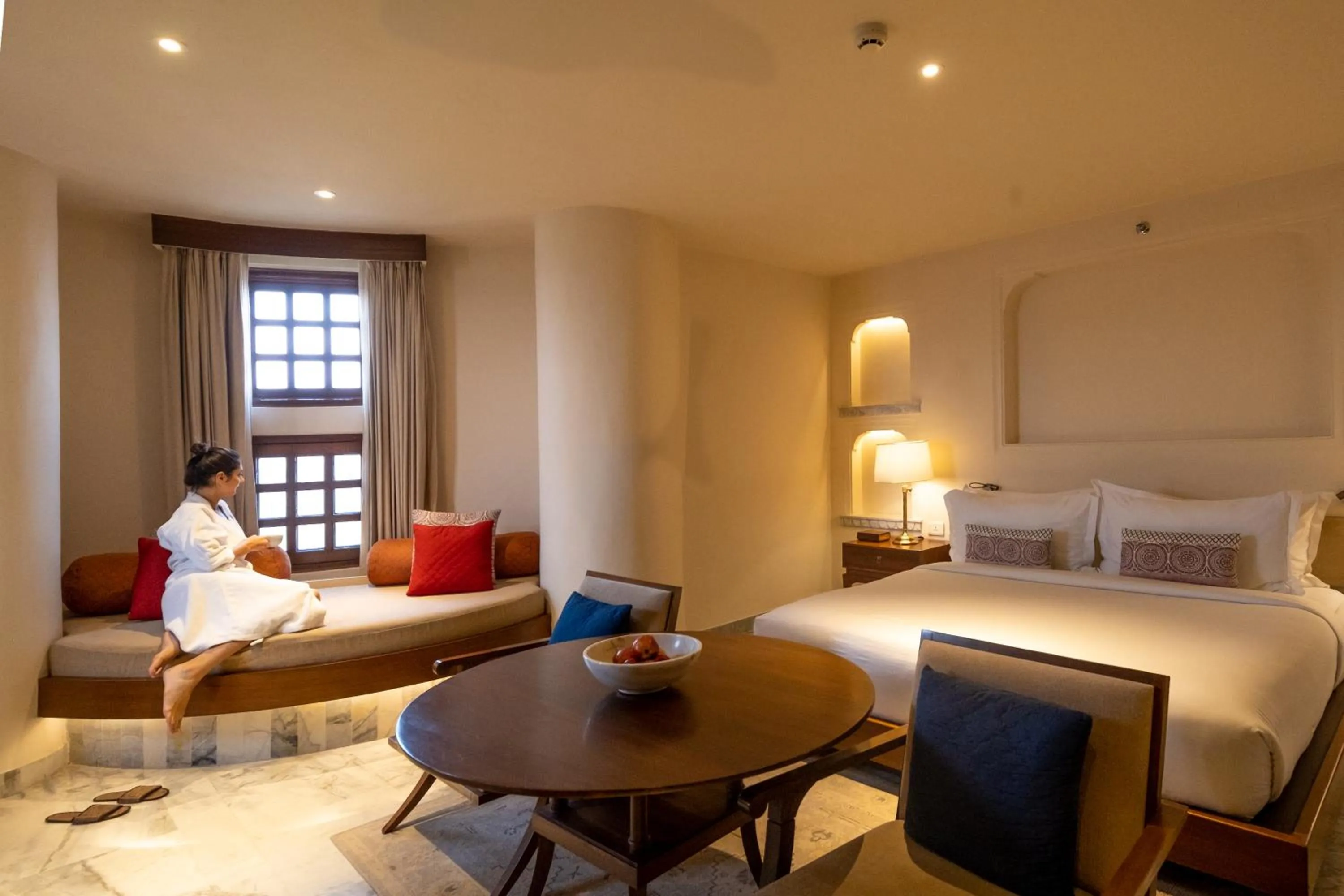 Photo of the whole room, Bed in Alila Fort Bishangarh Jaipur - A Hyatt Brand