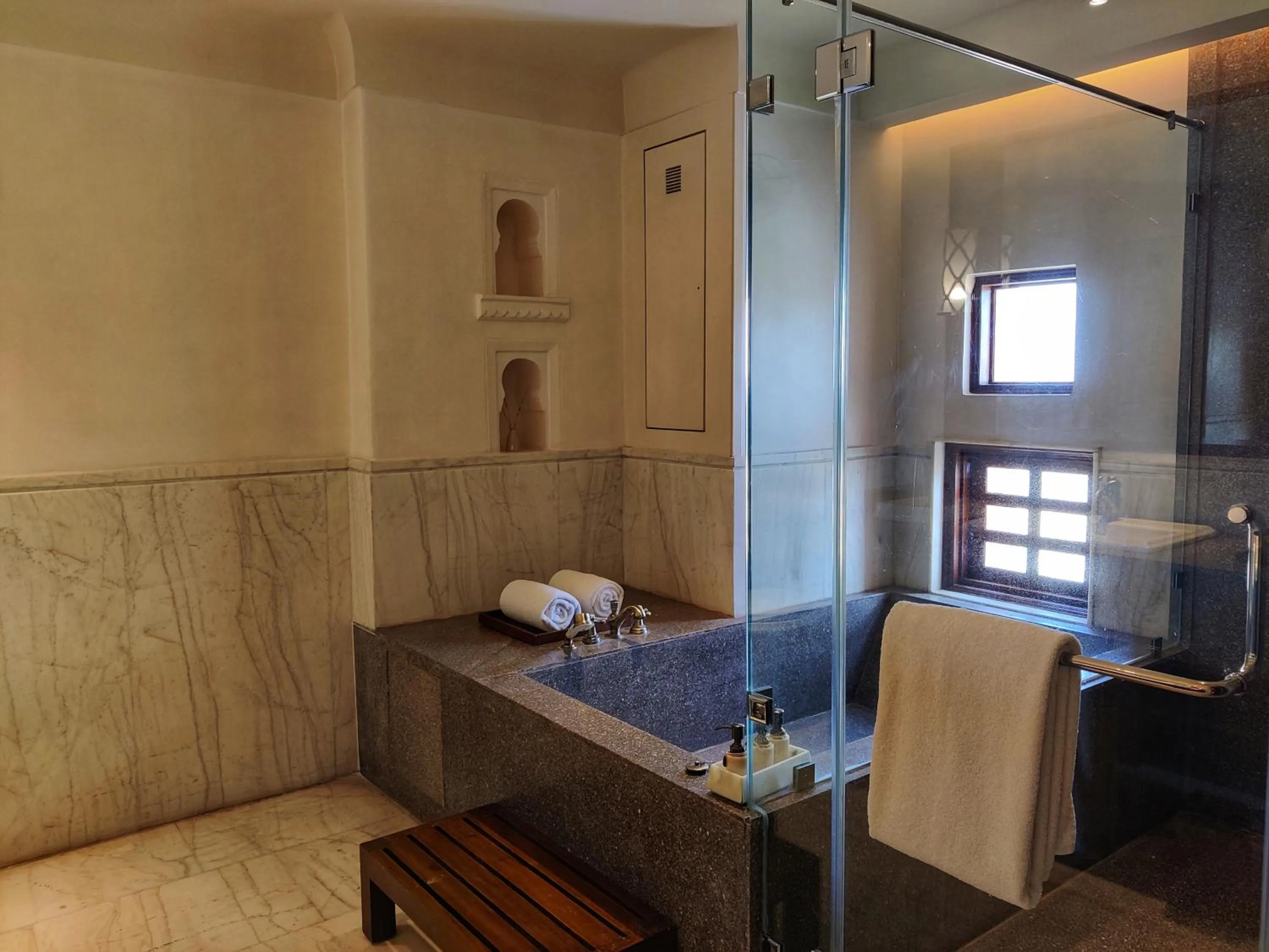 Bathroom in Alila Fort Bishangarh Jaipur - A Hyatt Brand