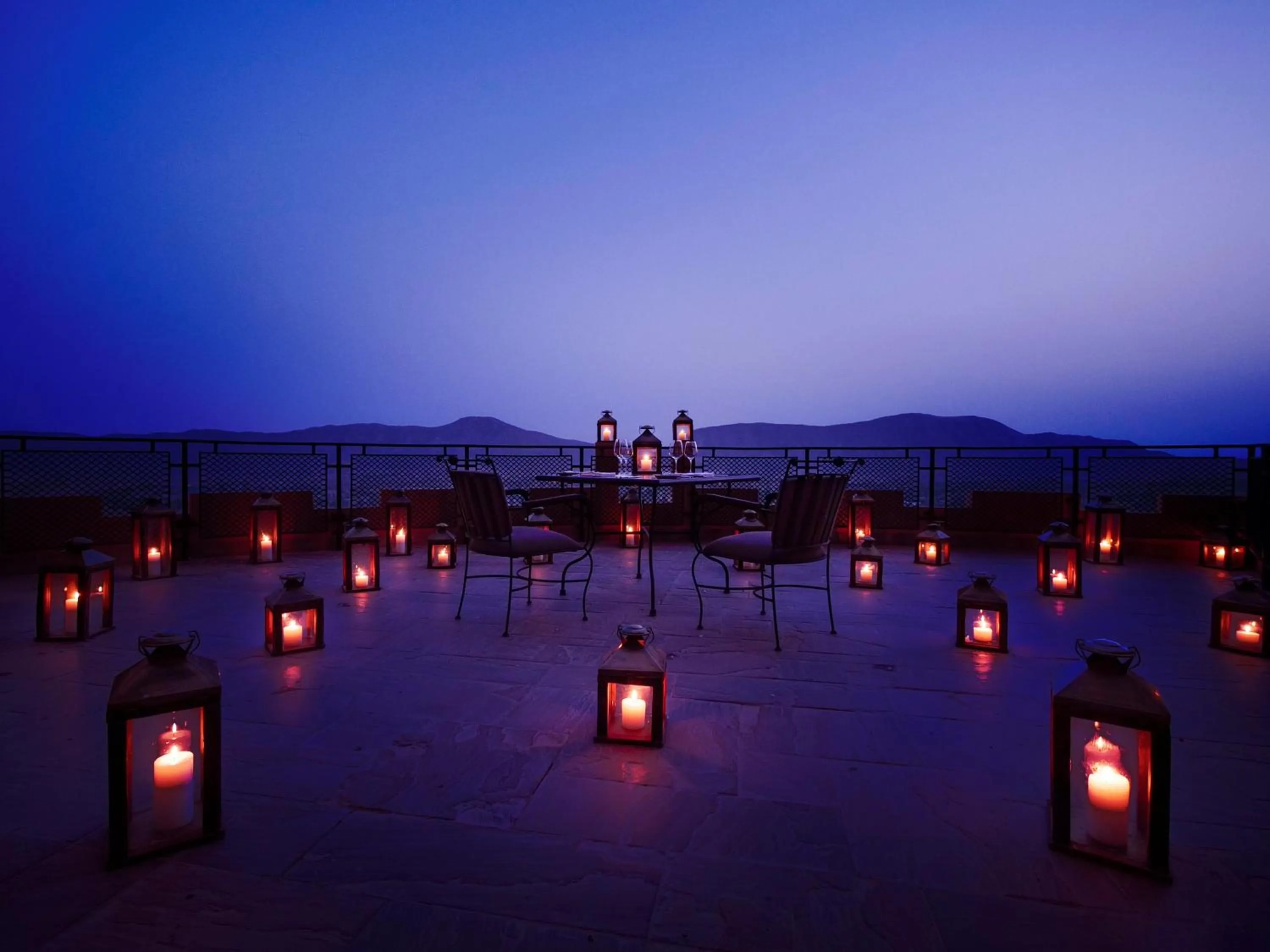 Dining area in Alila Fort Bishangarh Jaipur - A Hyatt Brand