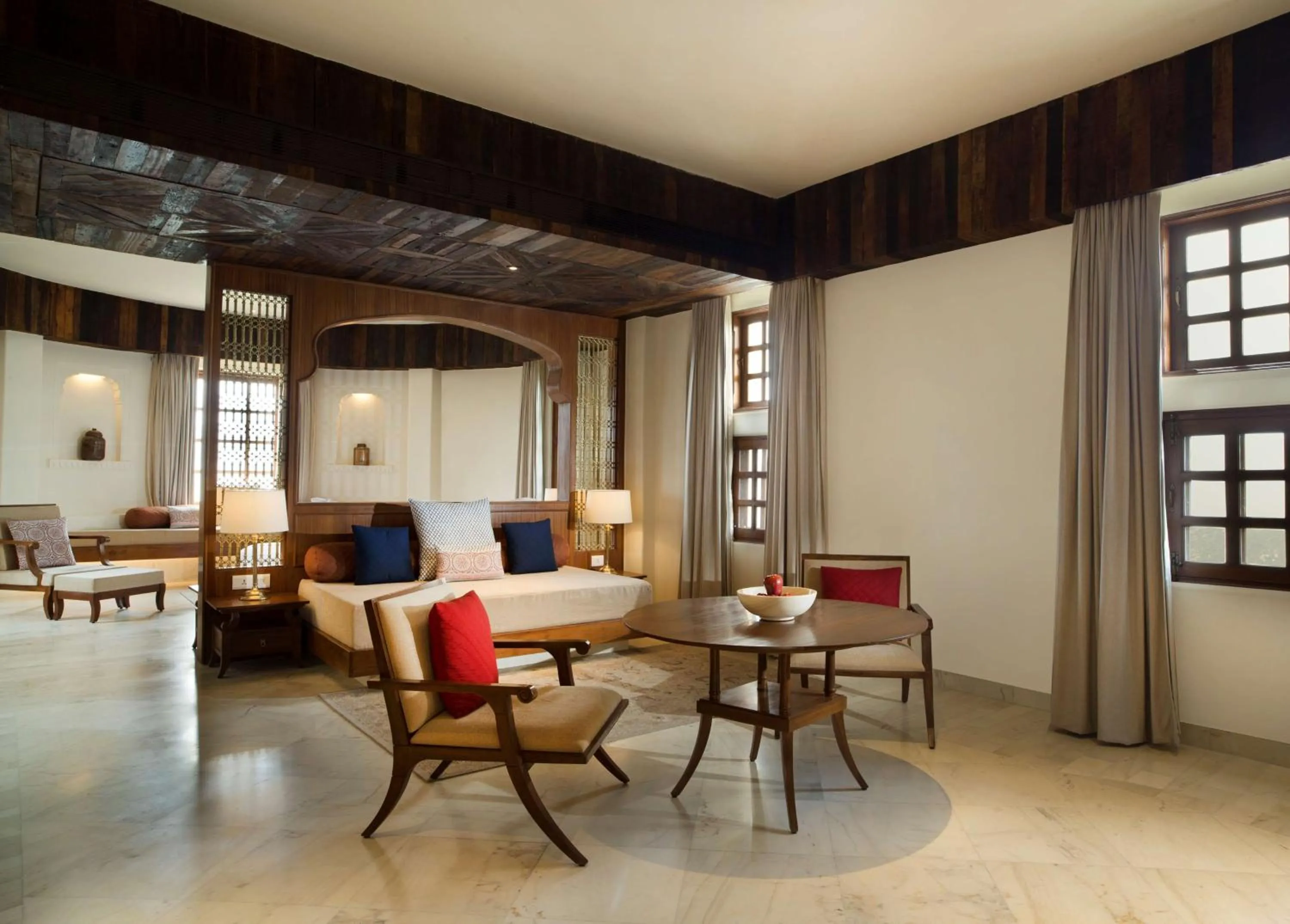 Living room in Alila Fort Bishangarh Jaipur - A Hyatt Brand