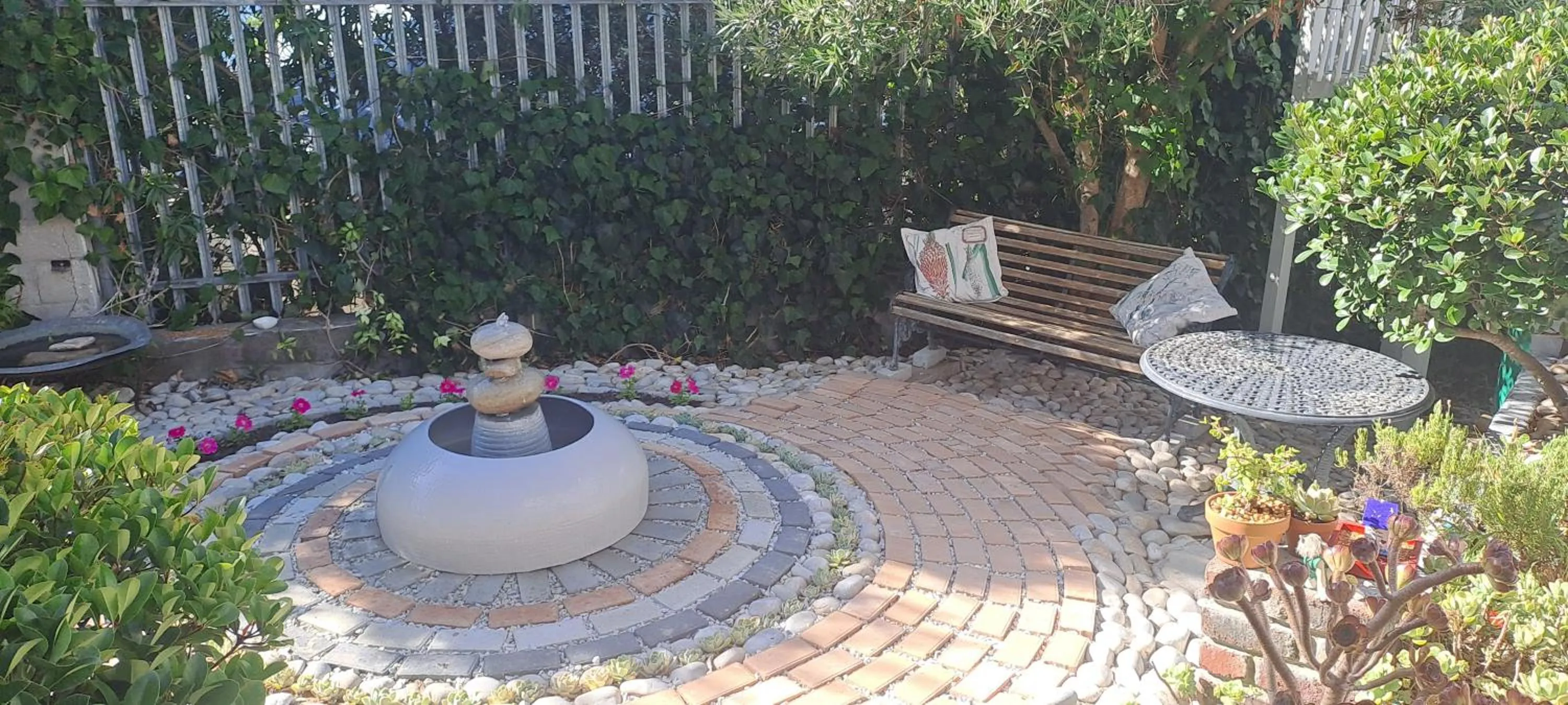 Garden in Amazing Grace B&B