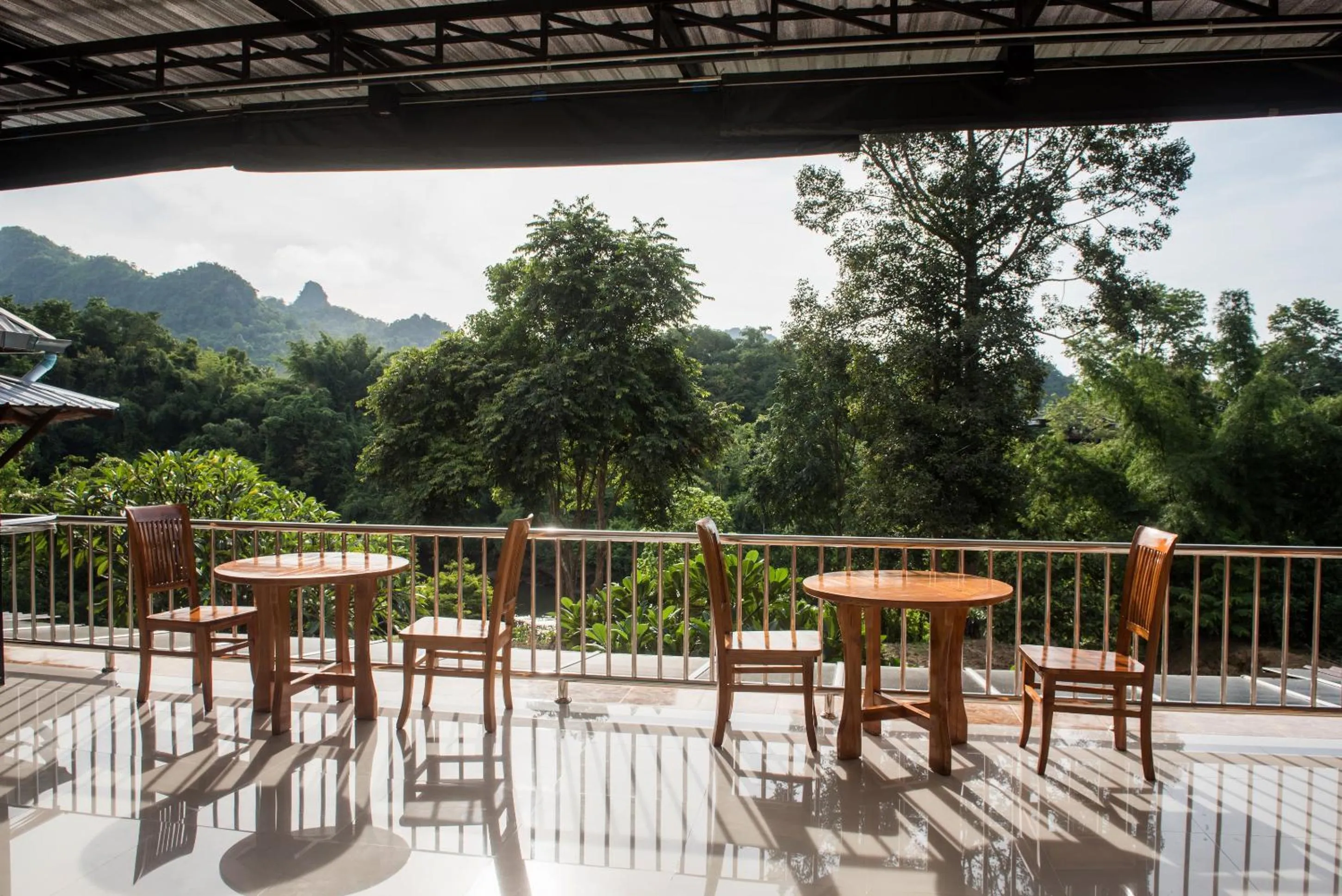 Natural landscape in Thongphaphum River