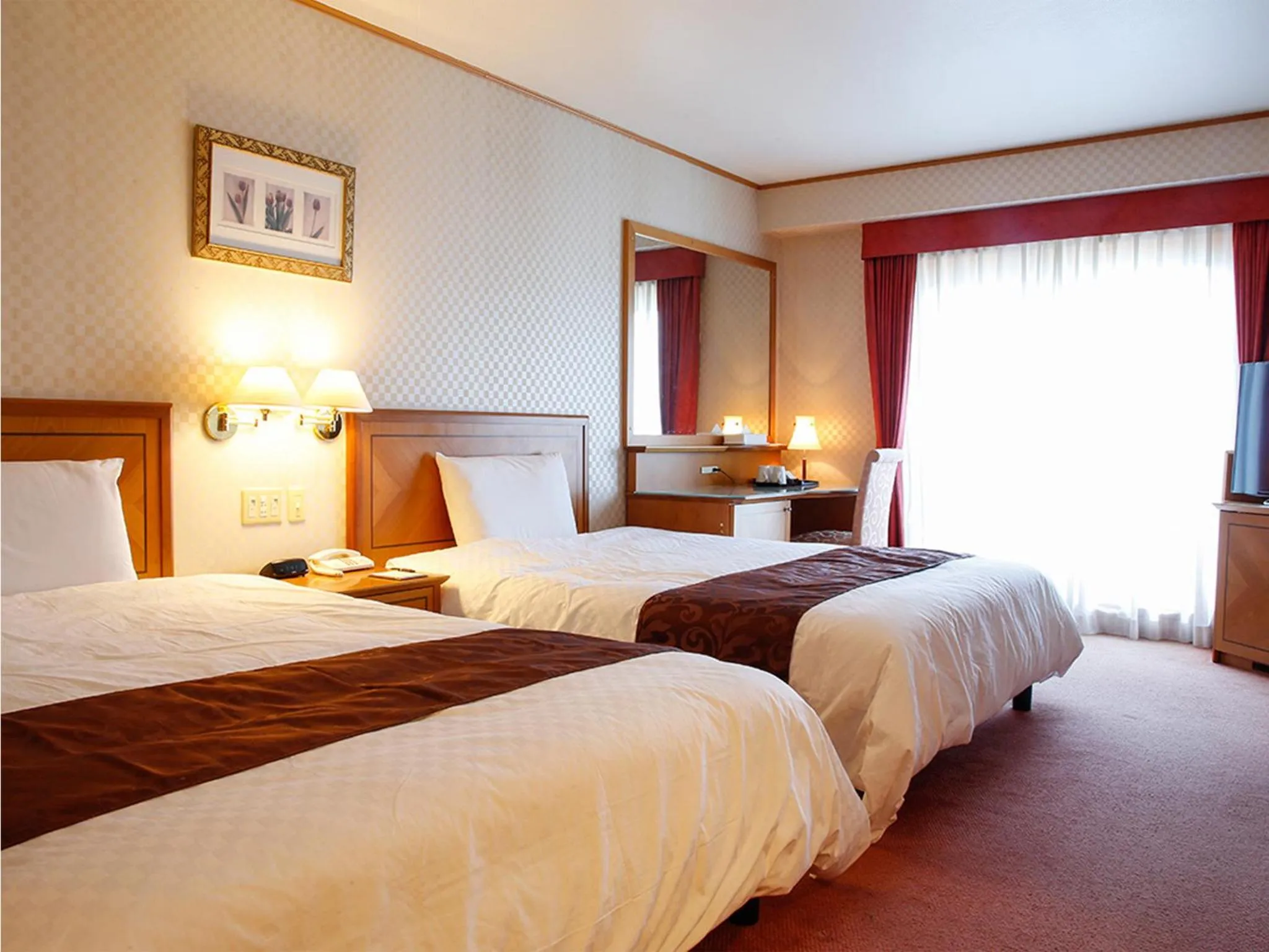 Photo of the whole room, Bed in Hotel BELLMARE ホテルベルマーレ