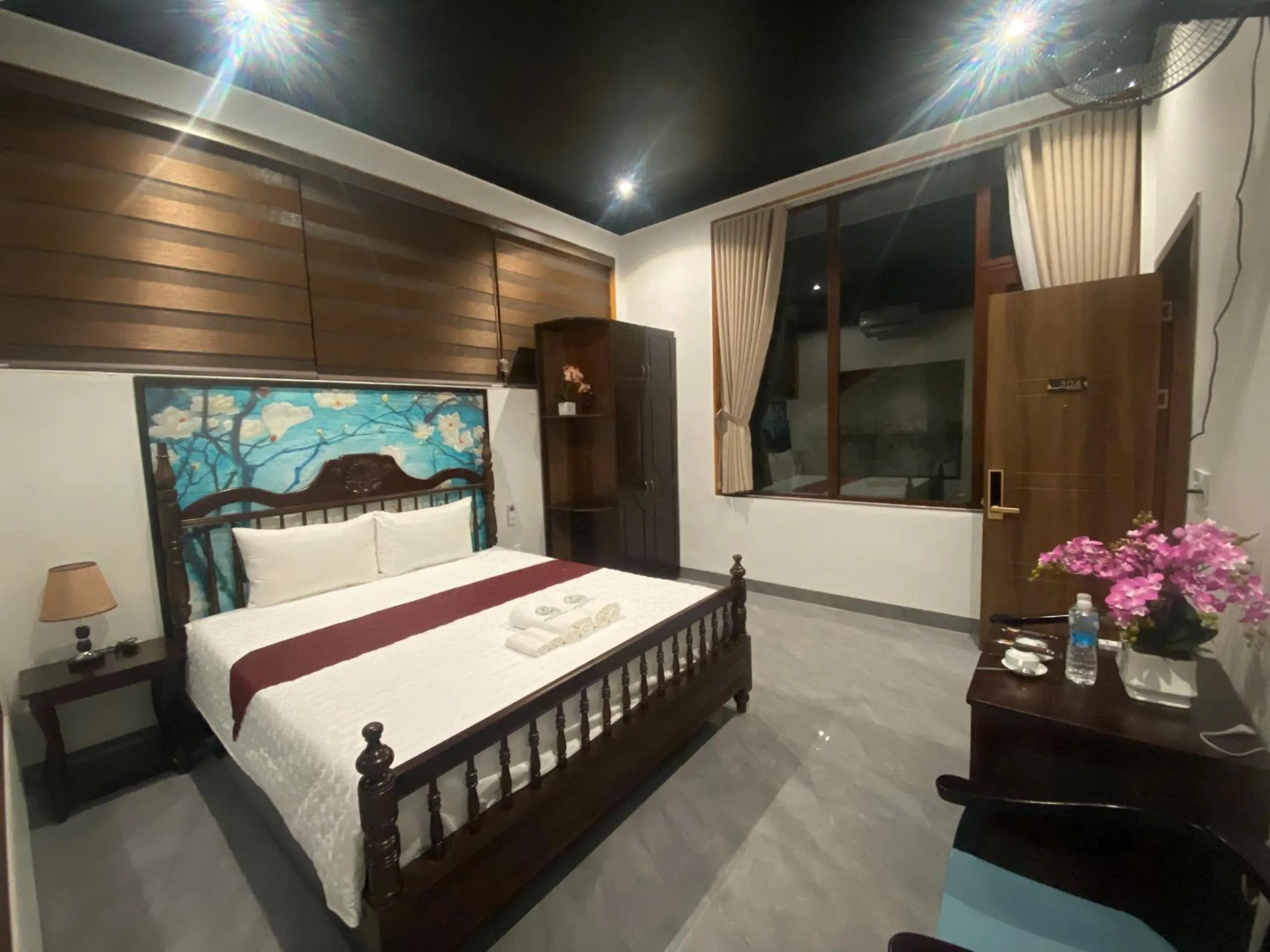 Bedroom, Bed in Tam Coc Mountain View Homestay