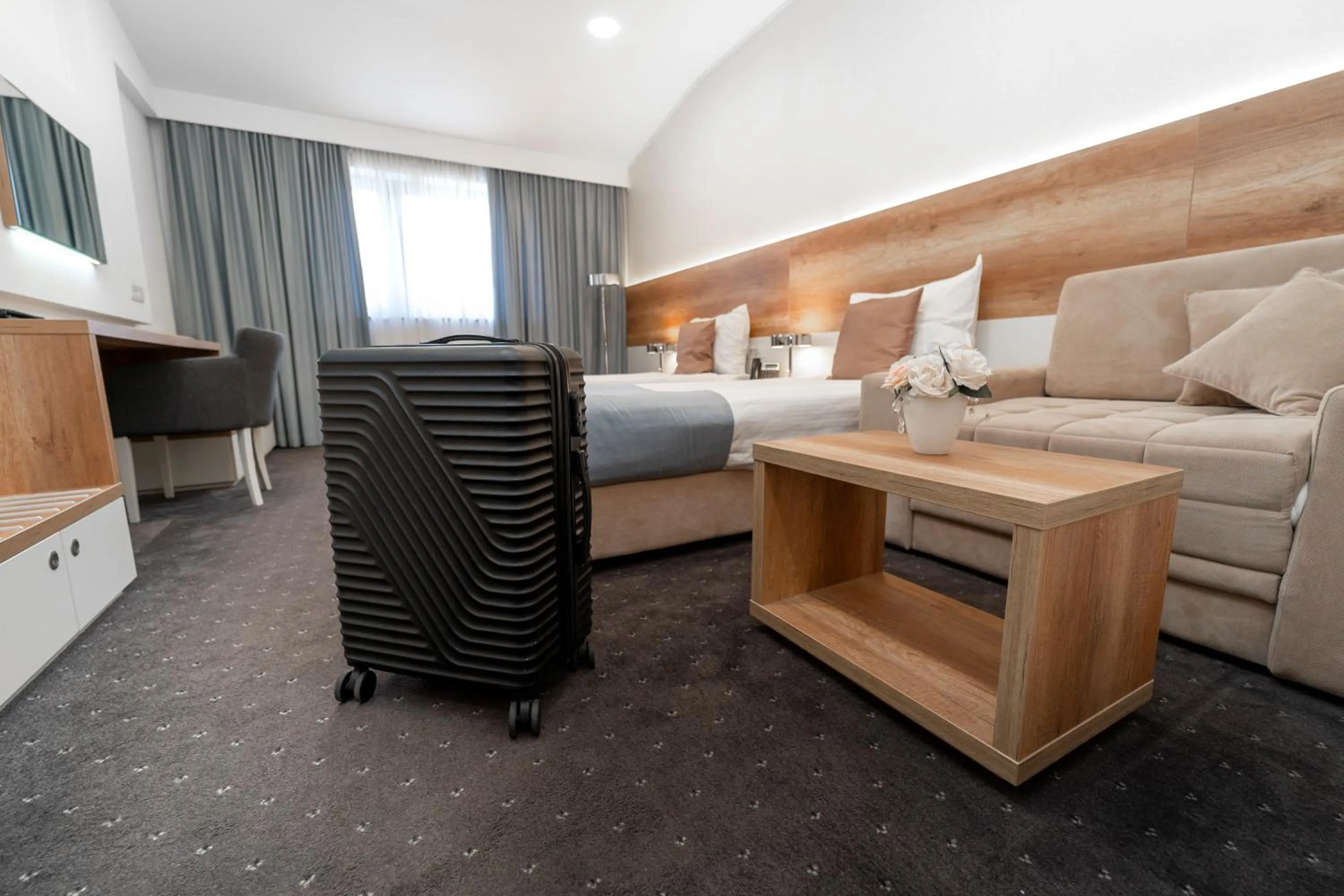 Decorative detail, Bed in Hotel Santiny