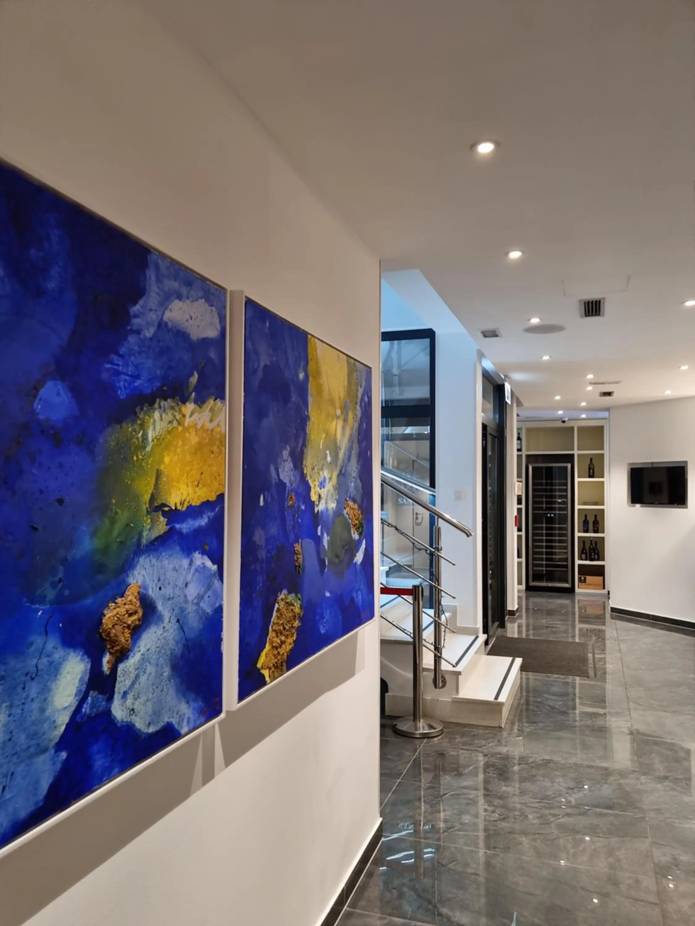 Lobby or reception in Hotel Santiny