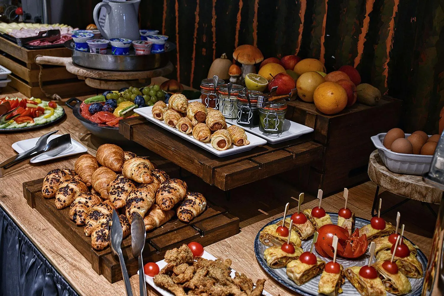 Breakfast in Hotel Santiny