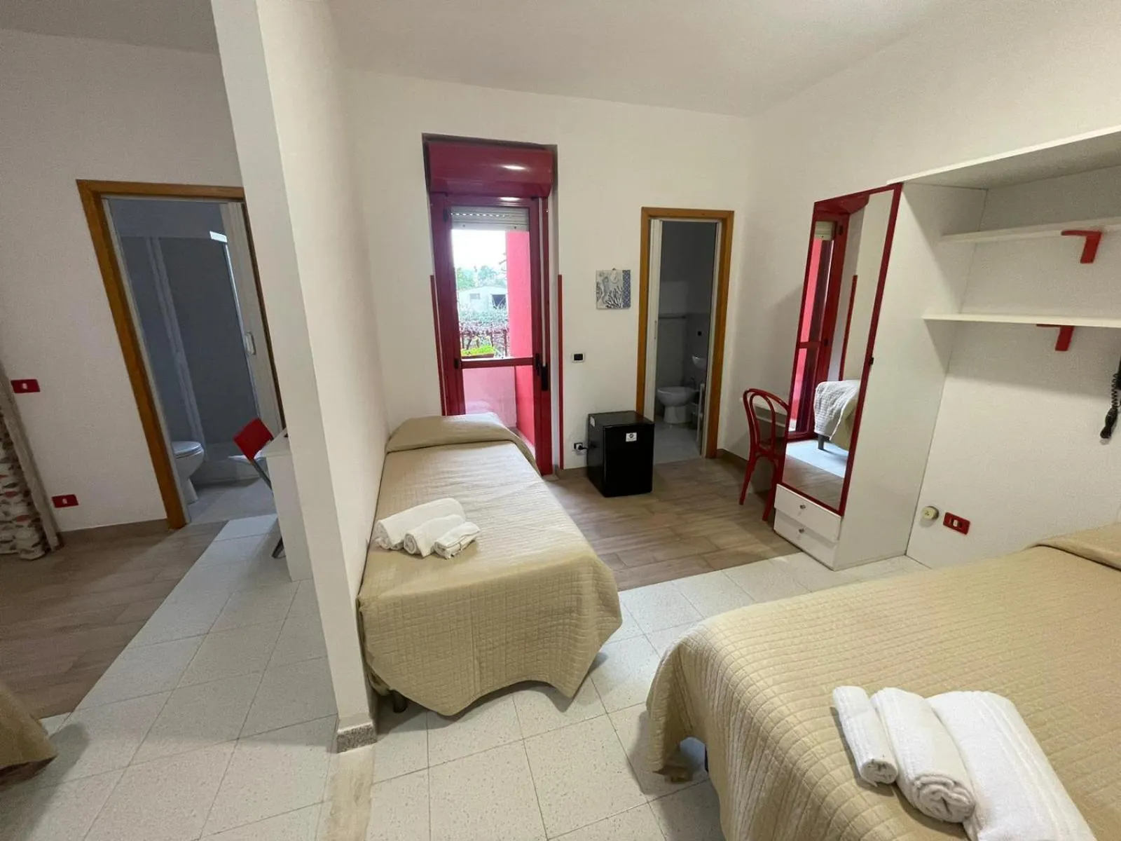 Bed in Hotel Villa Susy