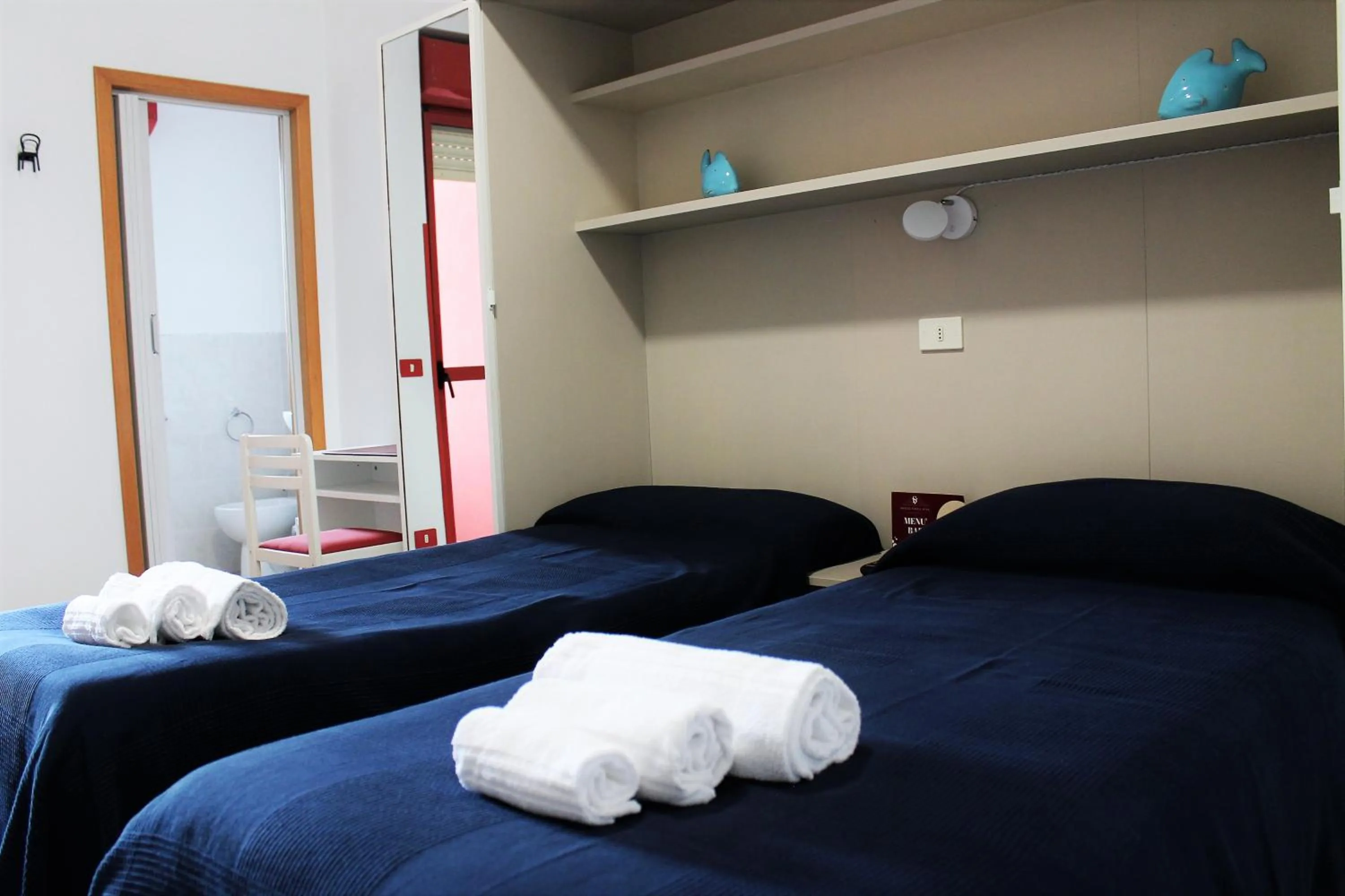 Bed in Hotel Villa Susy