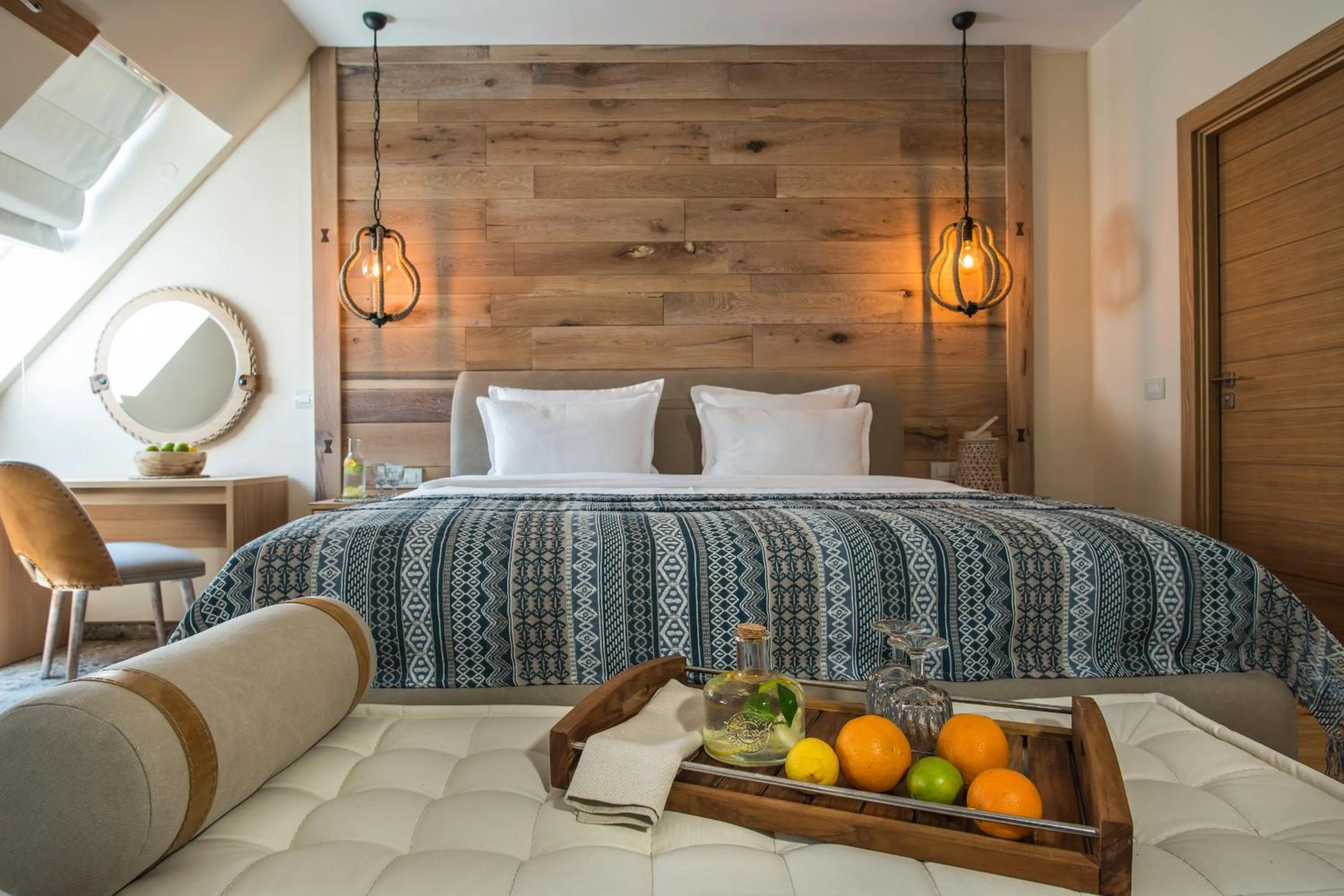 Bed in Blu Bay Hotel Sozopol