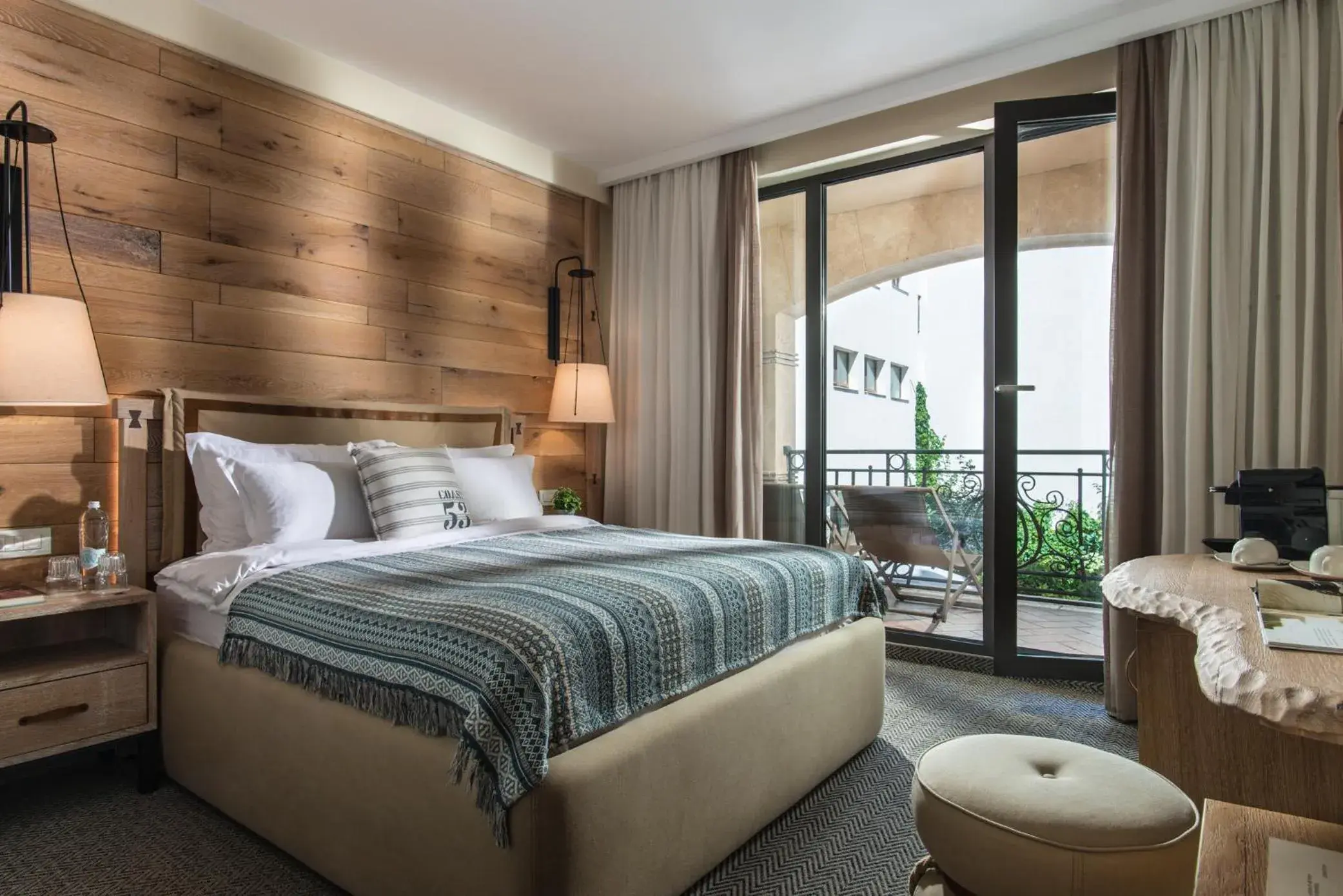 Standard Double Room with Garden View in Blu Bay Hotel Sozopol Standard Double Room with Garden View in Blu Bay Hotel Sozopol