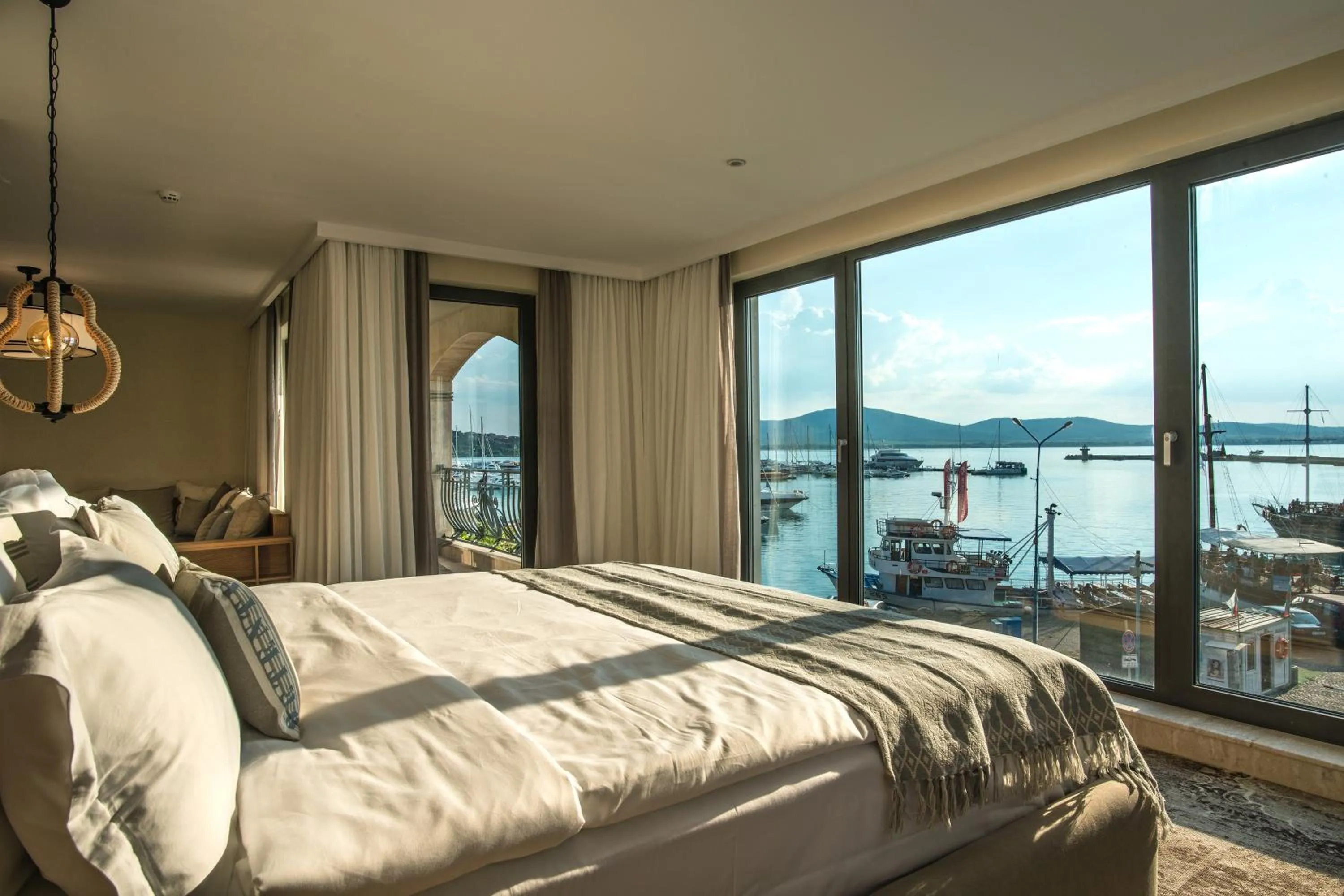 Bed in Blu Bay Hotel Sozopol