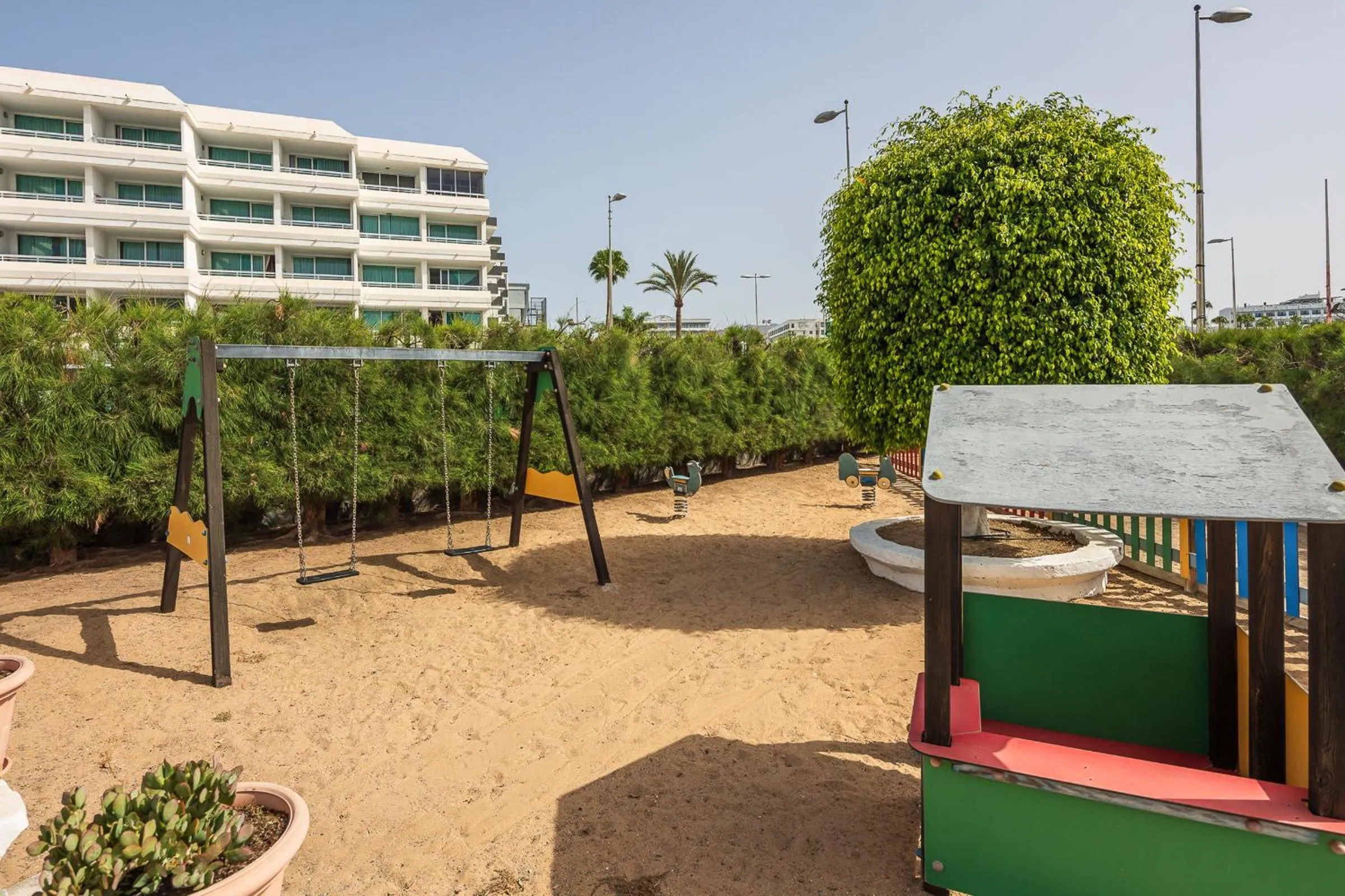 Children play ground in Los Ficus, Maspalomas