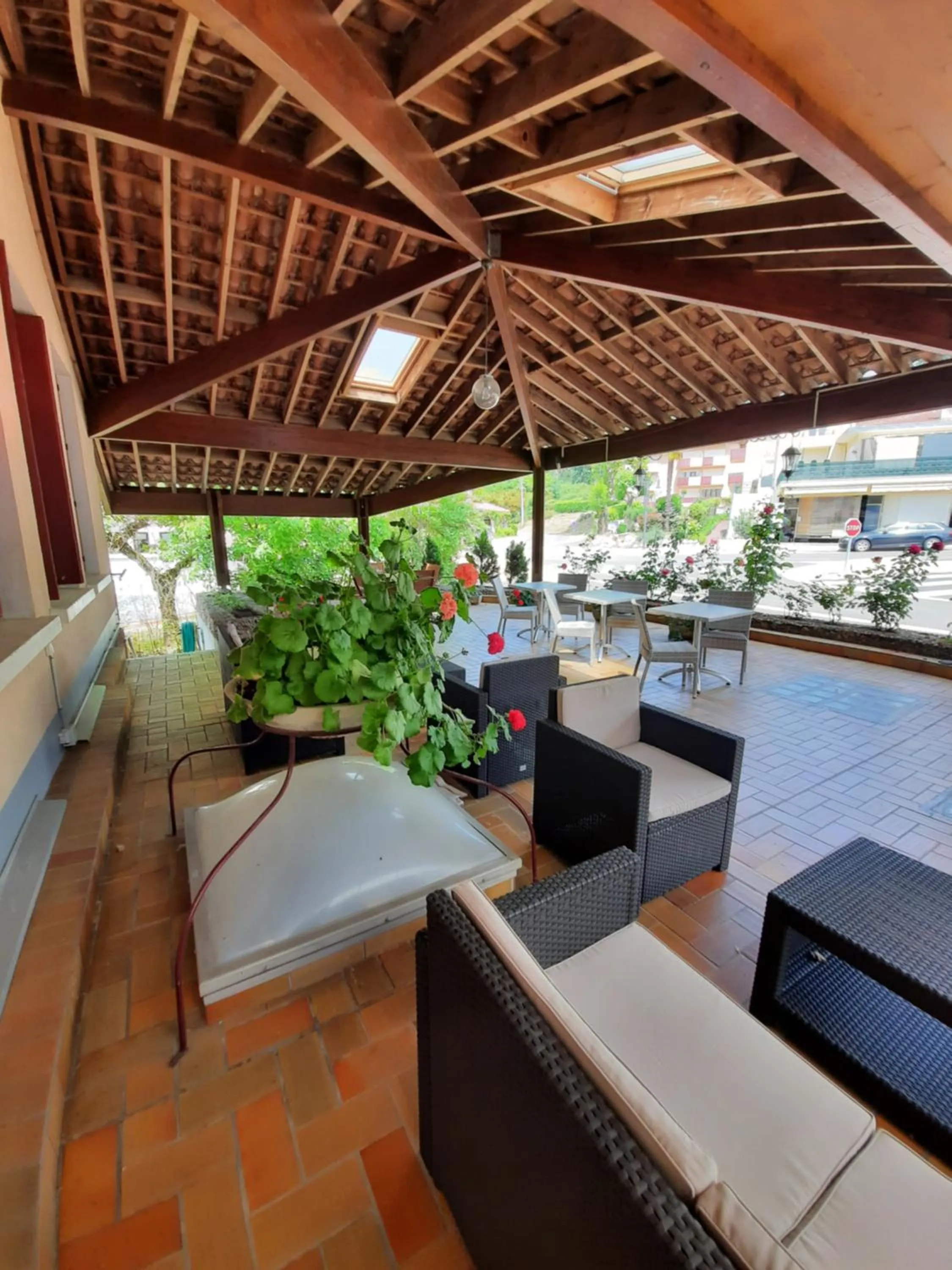 Balcony/Terrace in Hostellerie de La Roseraie