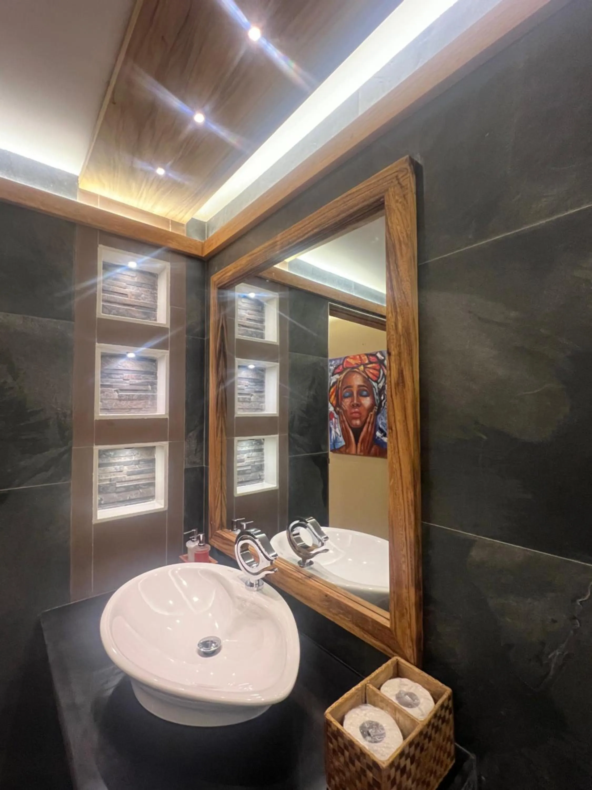 Bathroom in Ameg Lodge Kilimanjaro