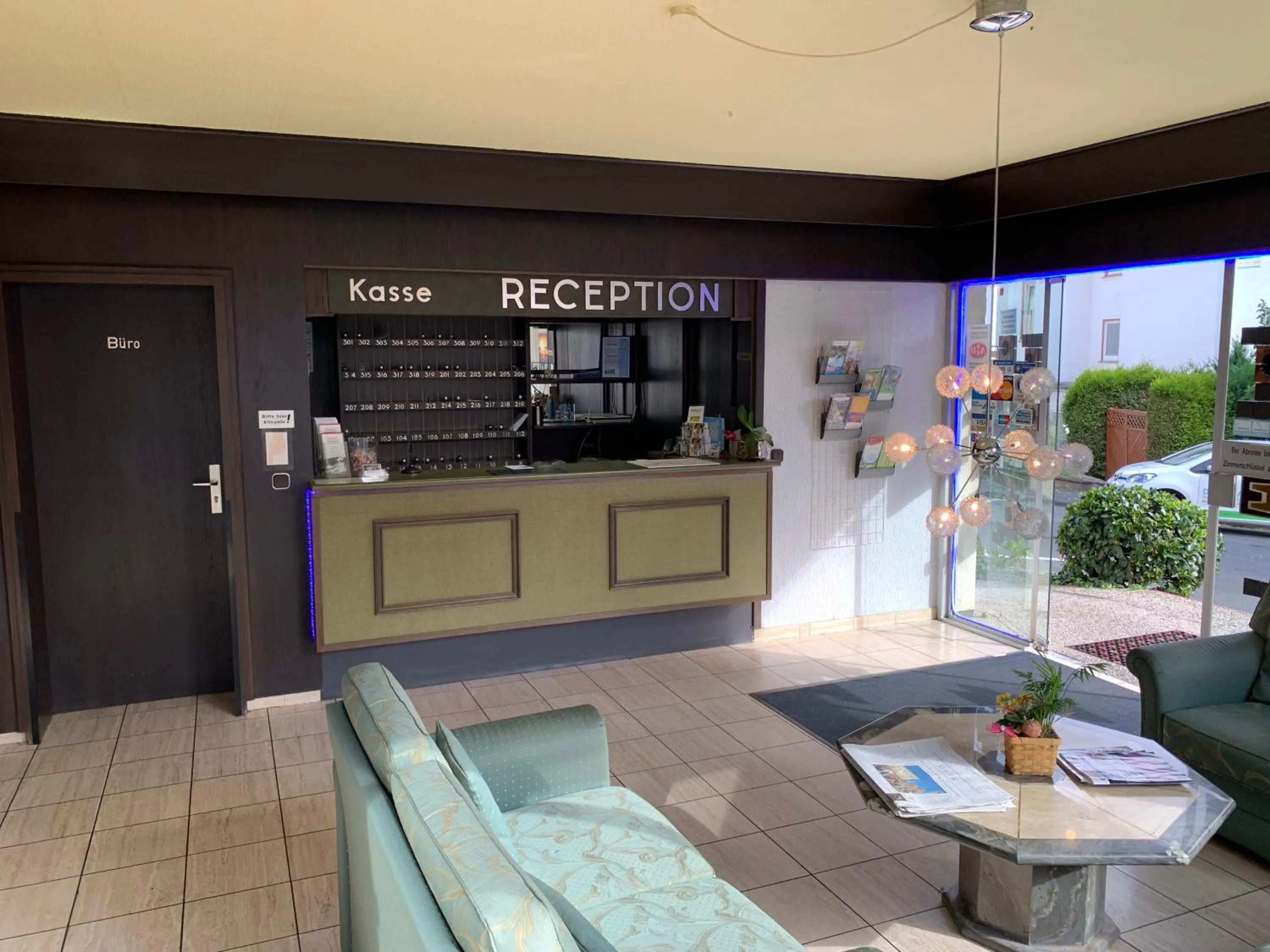 Lobby or reception in Hotel Martina