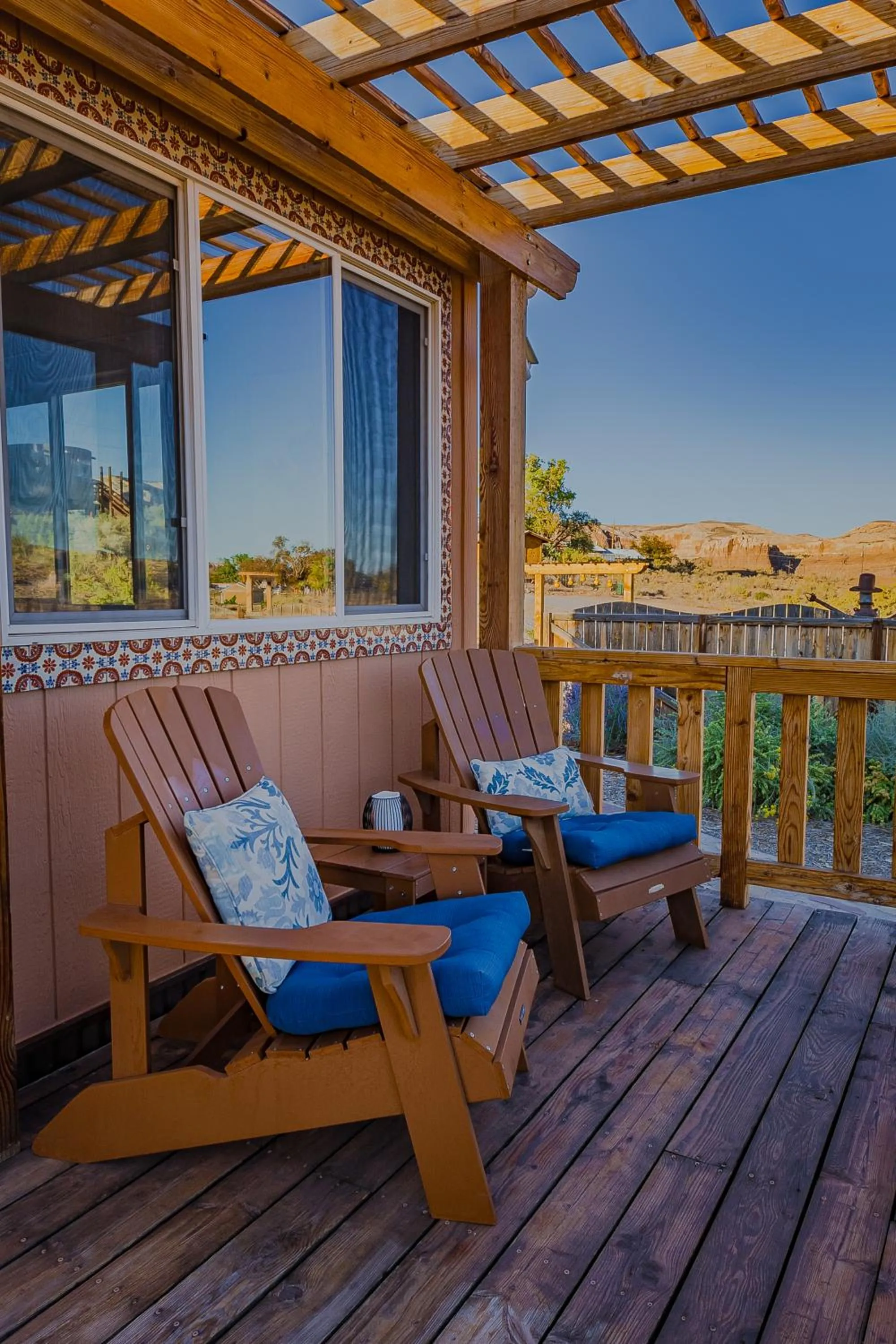Patio in Willow Street Cottages