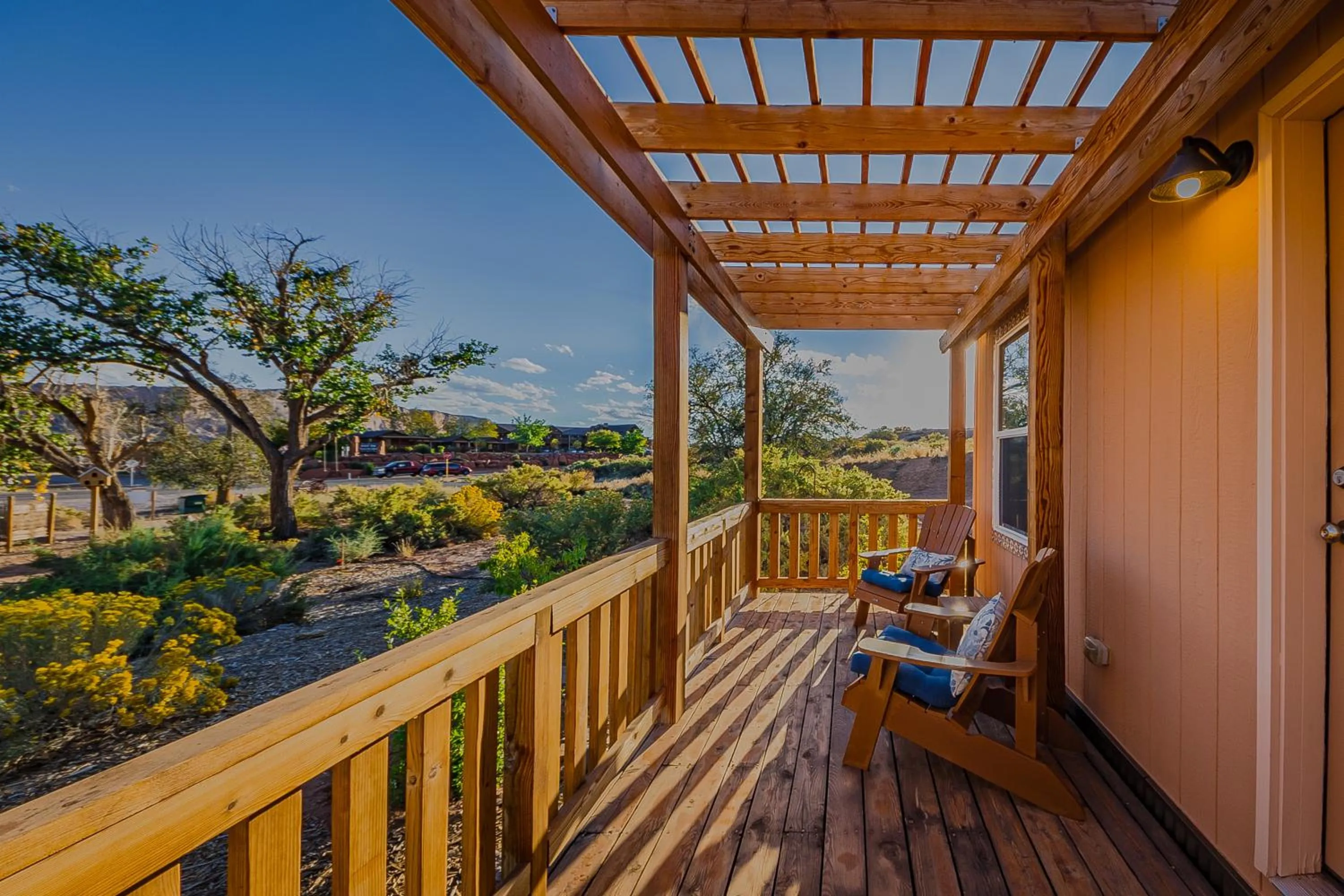 Patio in Willow Street Cottages