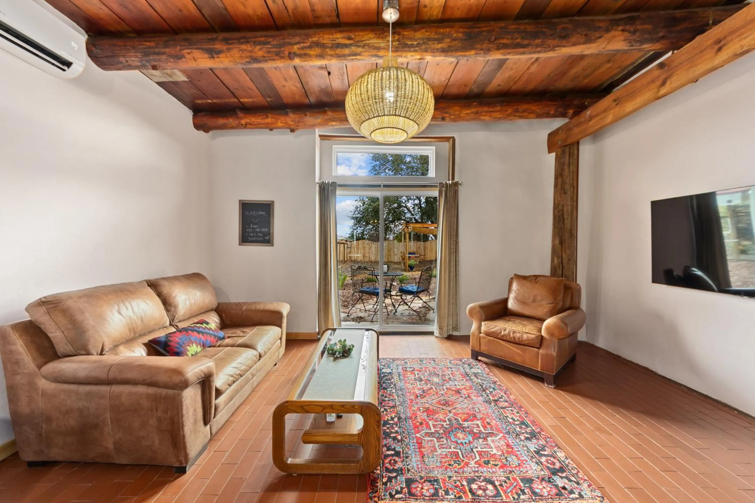 Living room in Willow Street Cottages