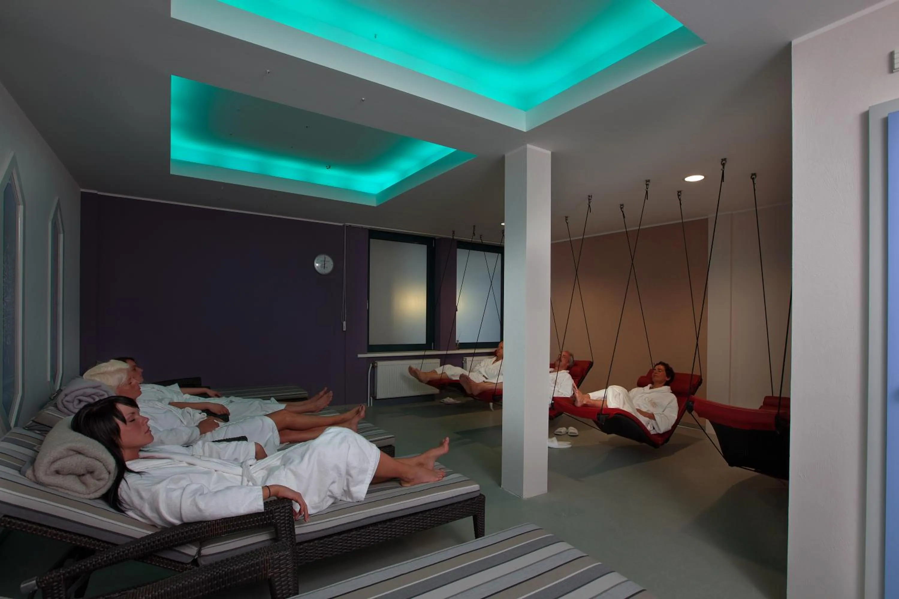 People, Bed in Göbel's Hotel AquaVita