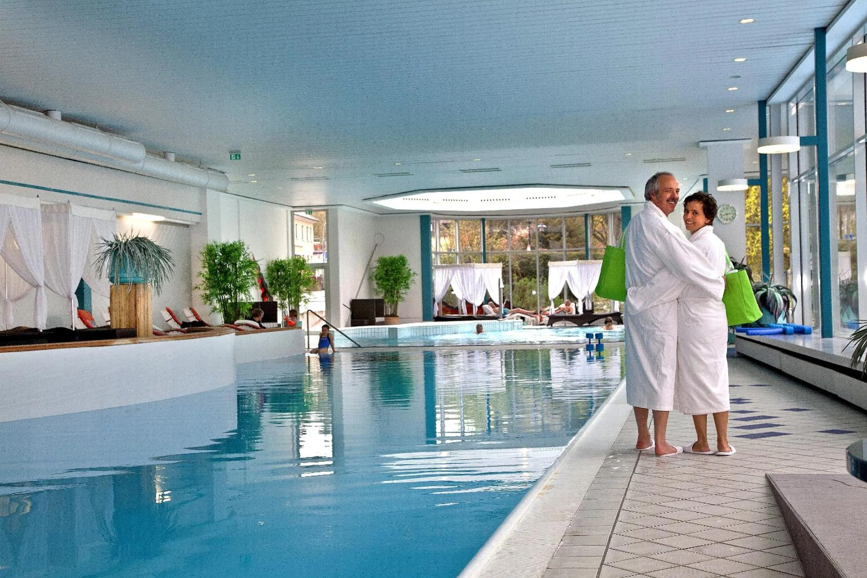 People in Göbel's Hotel AquaVita