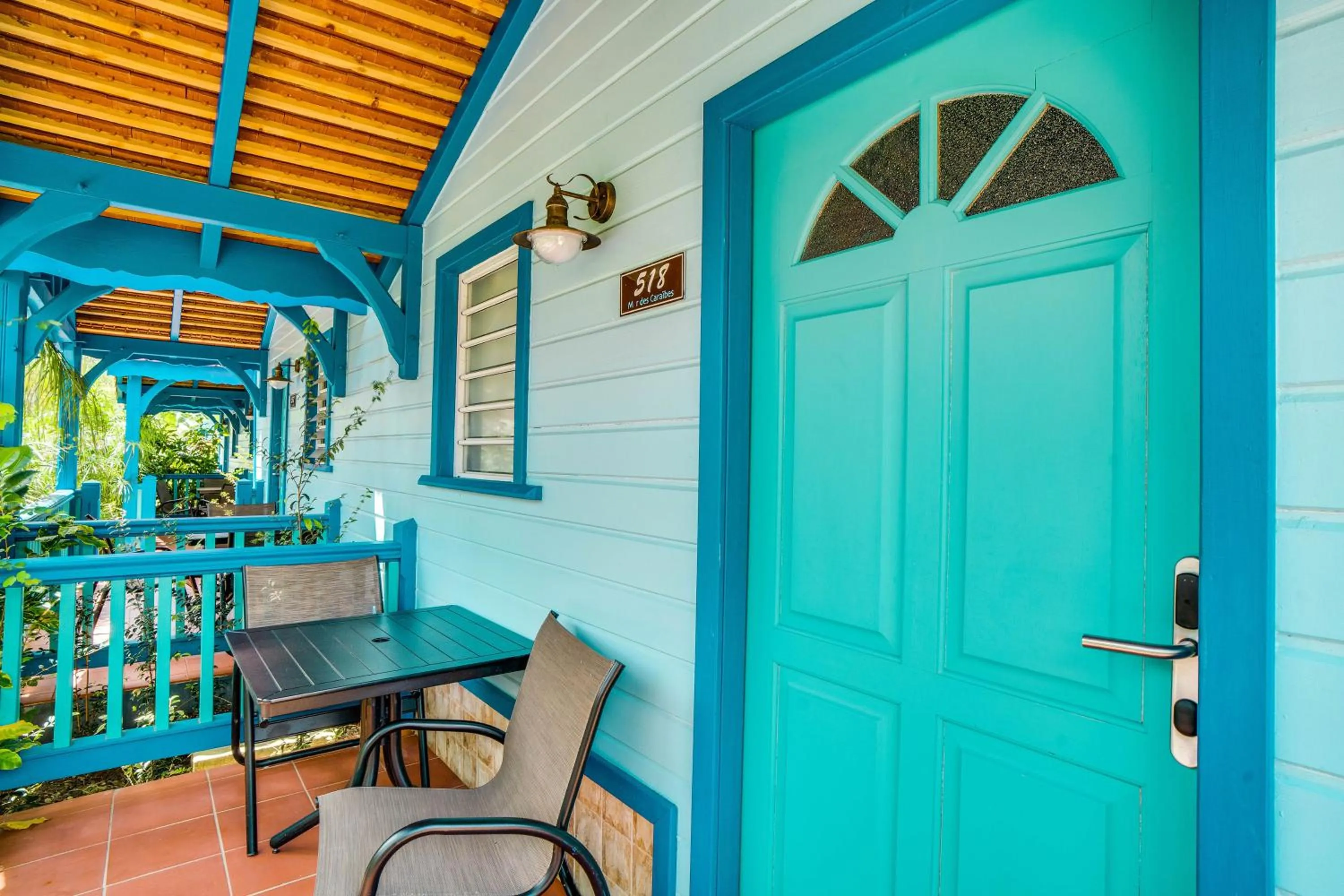 Patio in Hotel Bambou