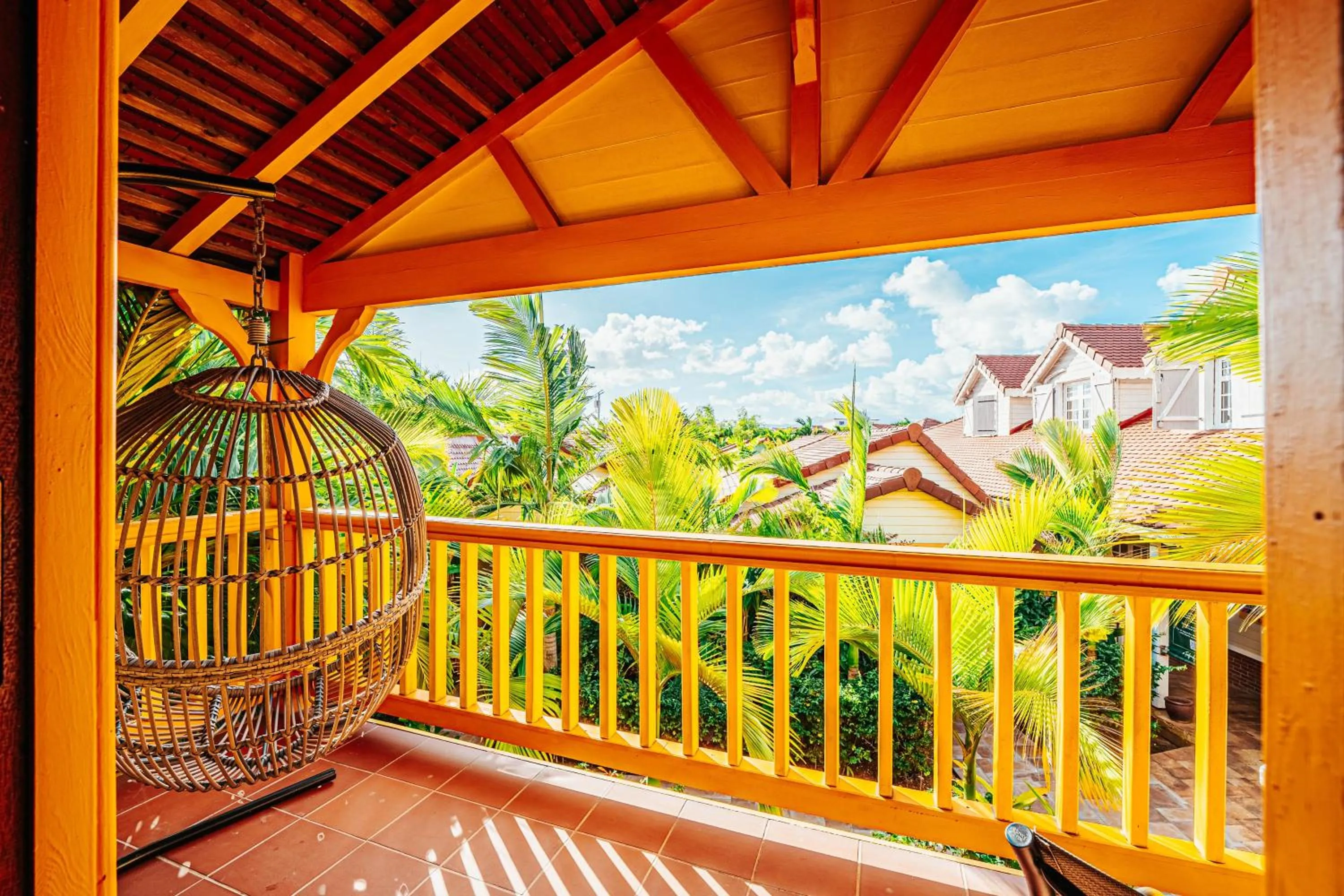 Patio in Hotel Bambou