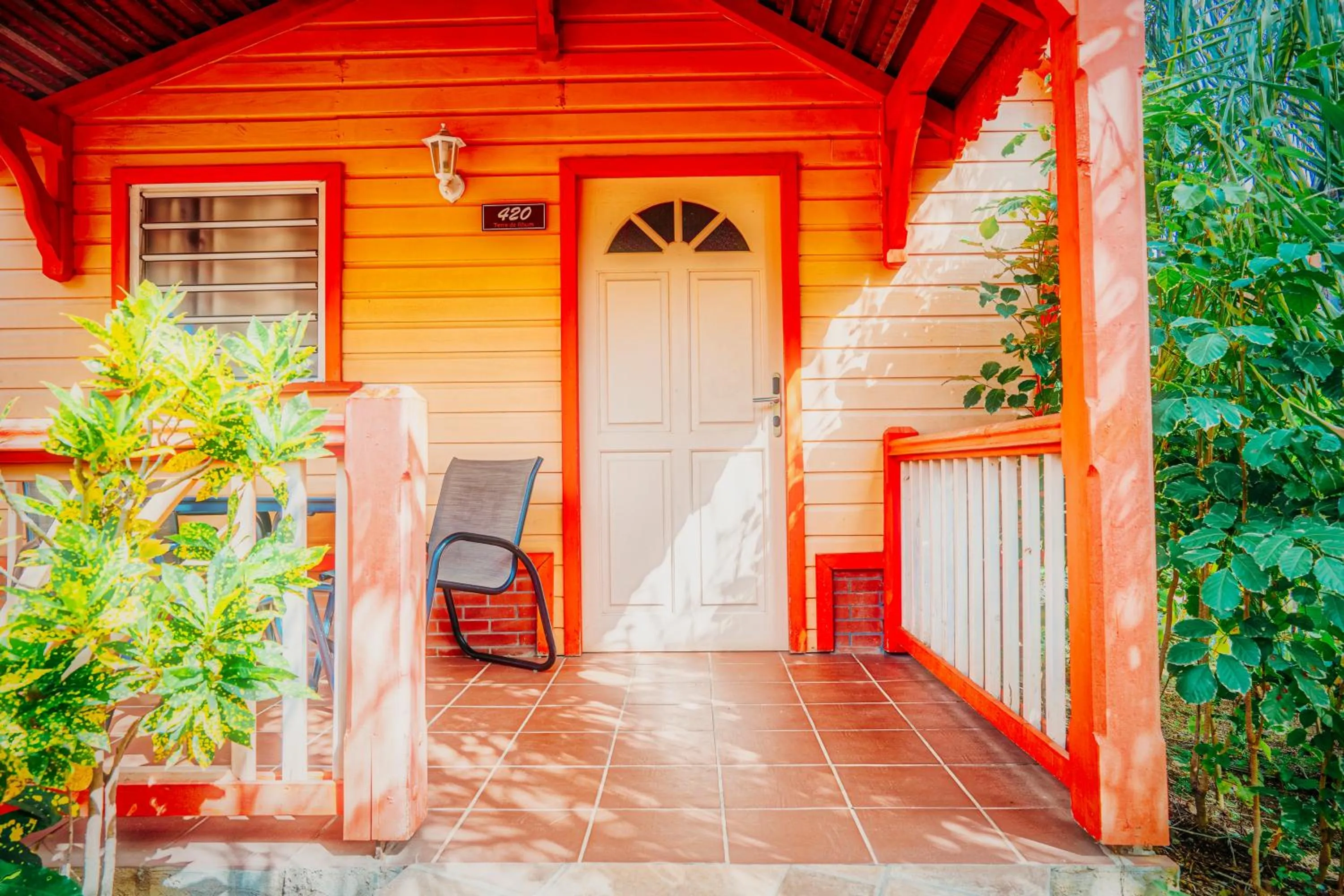 Patio in Hotel Bambou