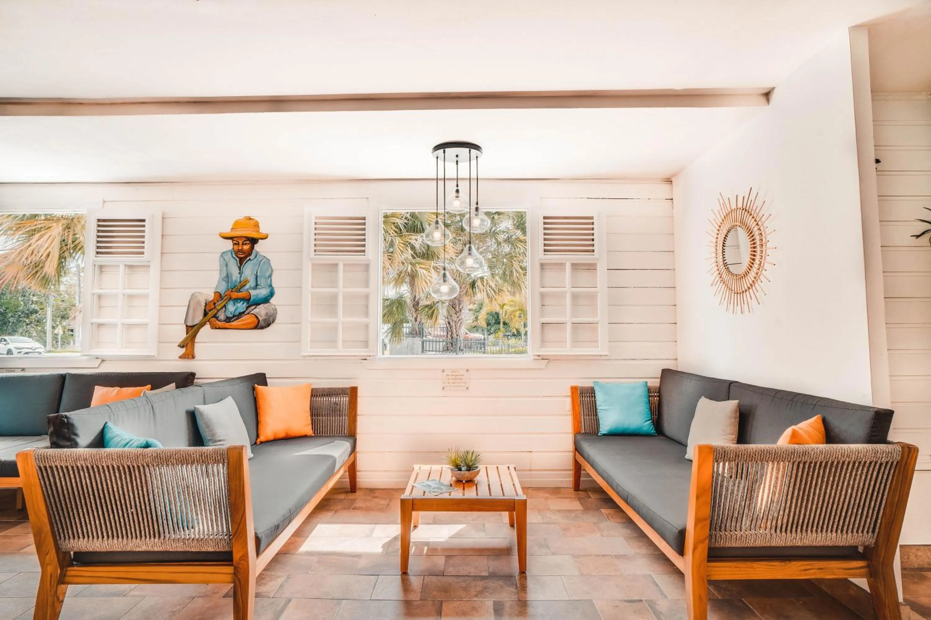 Lobby or reception in Hotel Bambou