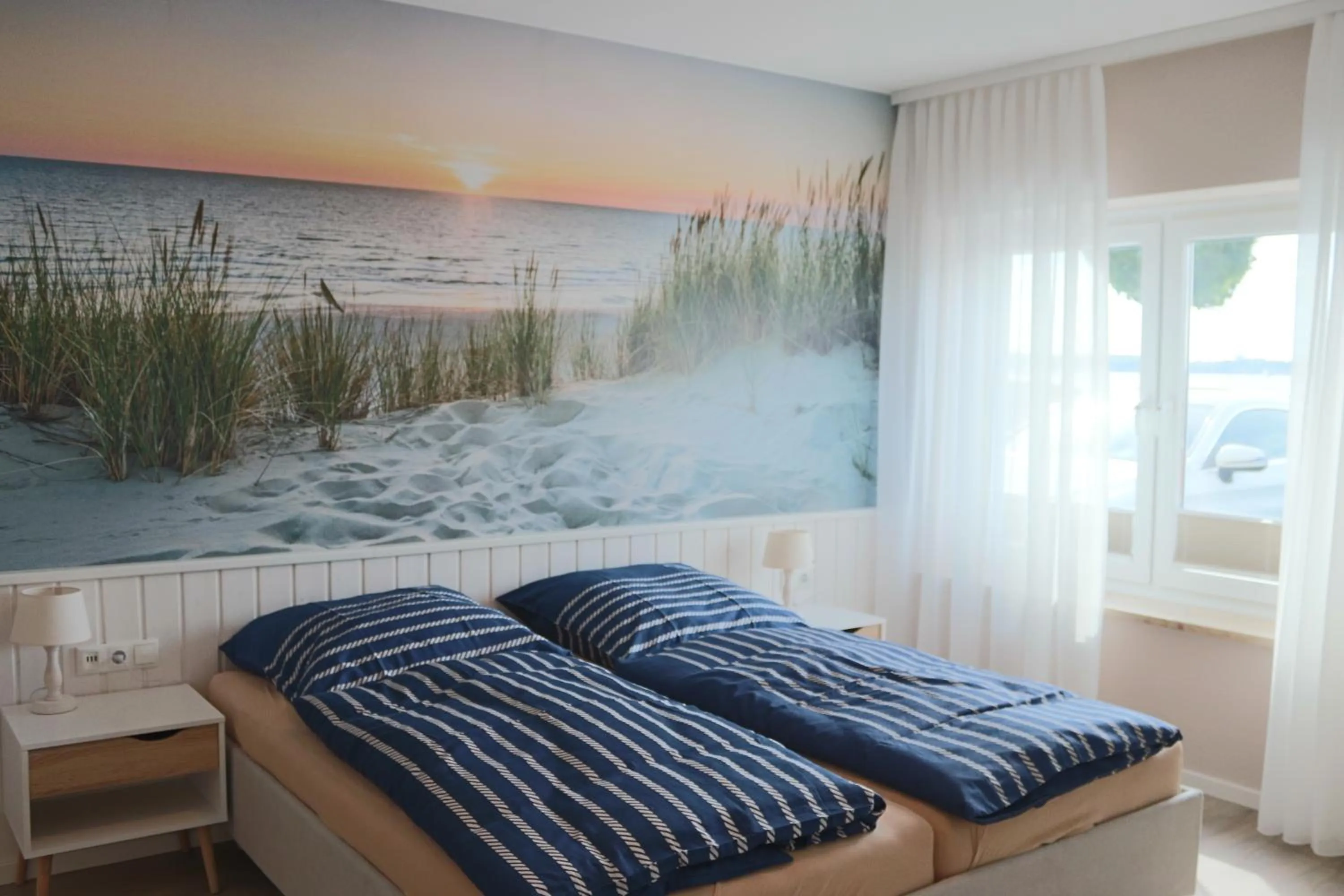 Bedroom, Bed in Hotel Seeterrassen