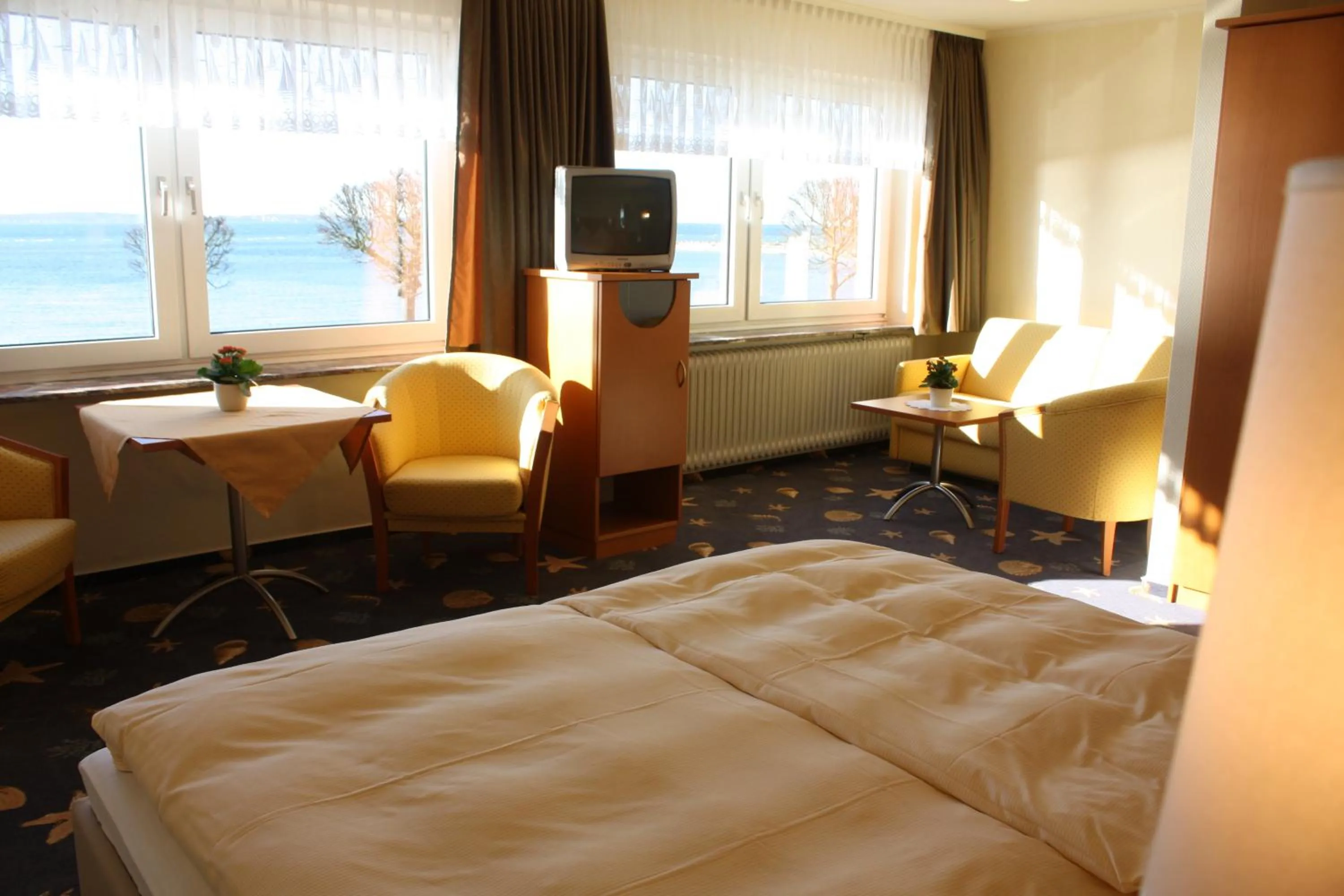 Photo of the whole room, Bed in Hotel Seeterrassen