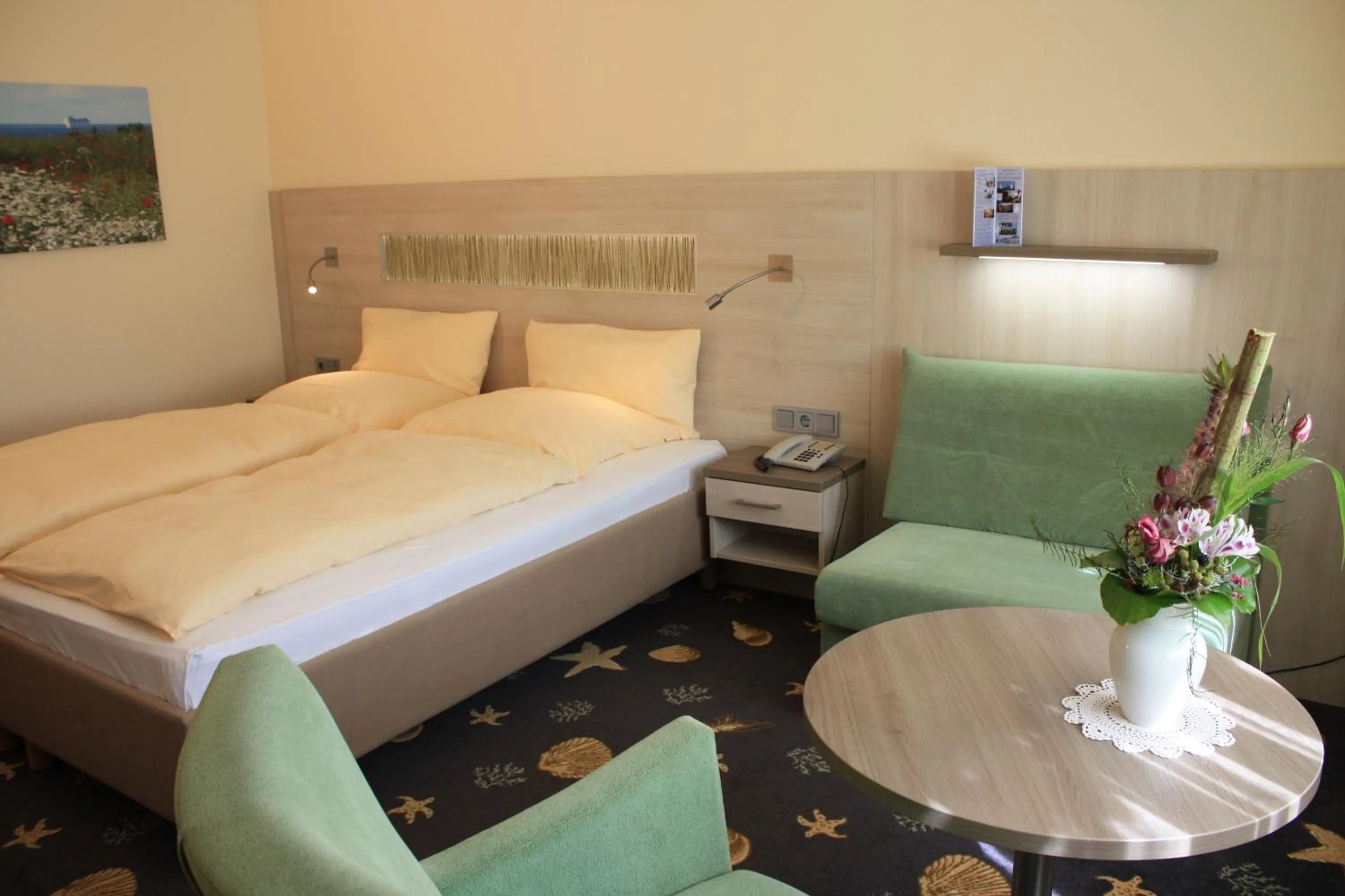 Photo of the whole room, Bed in Hotel Seeterrassen