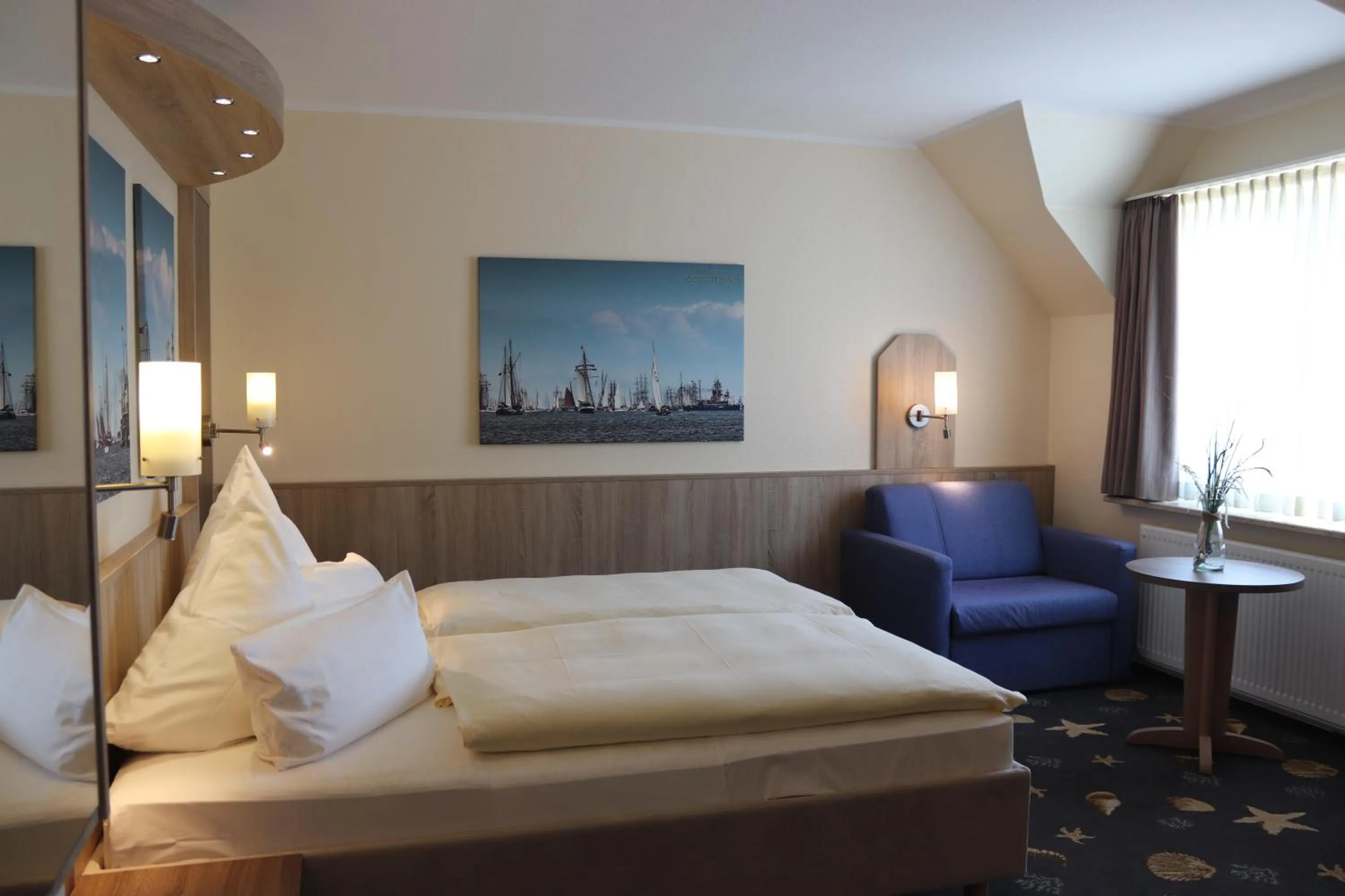 Photo of the whole room, Bed in Hotel Seeterrassen