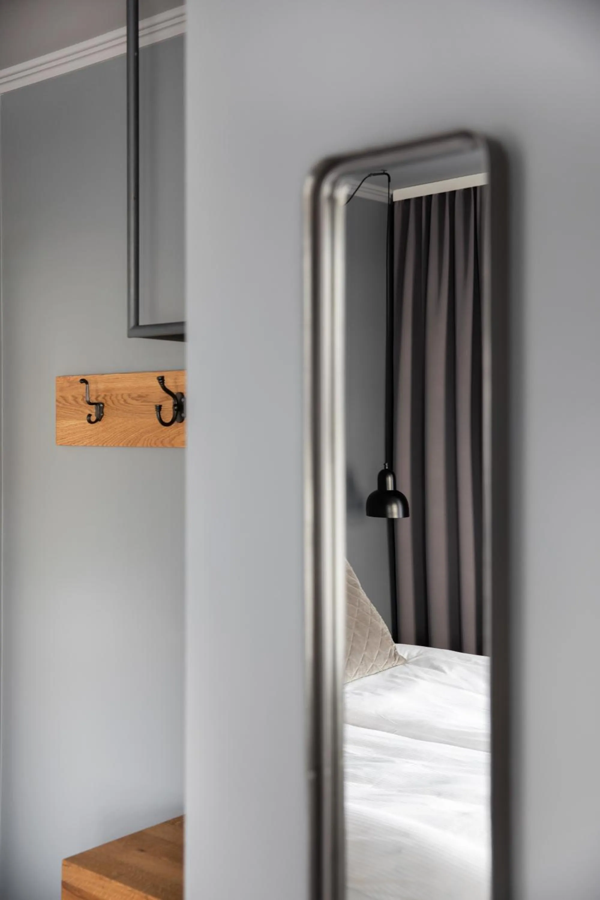 Bed in Hotel Ódinsvé