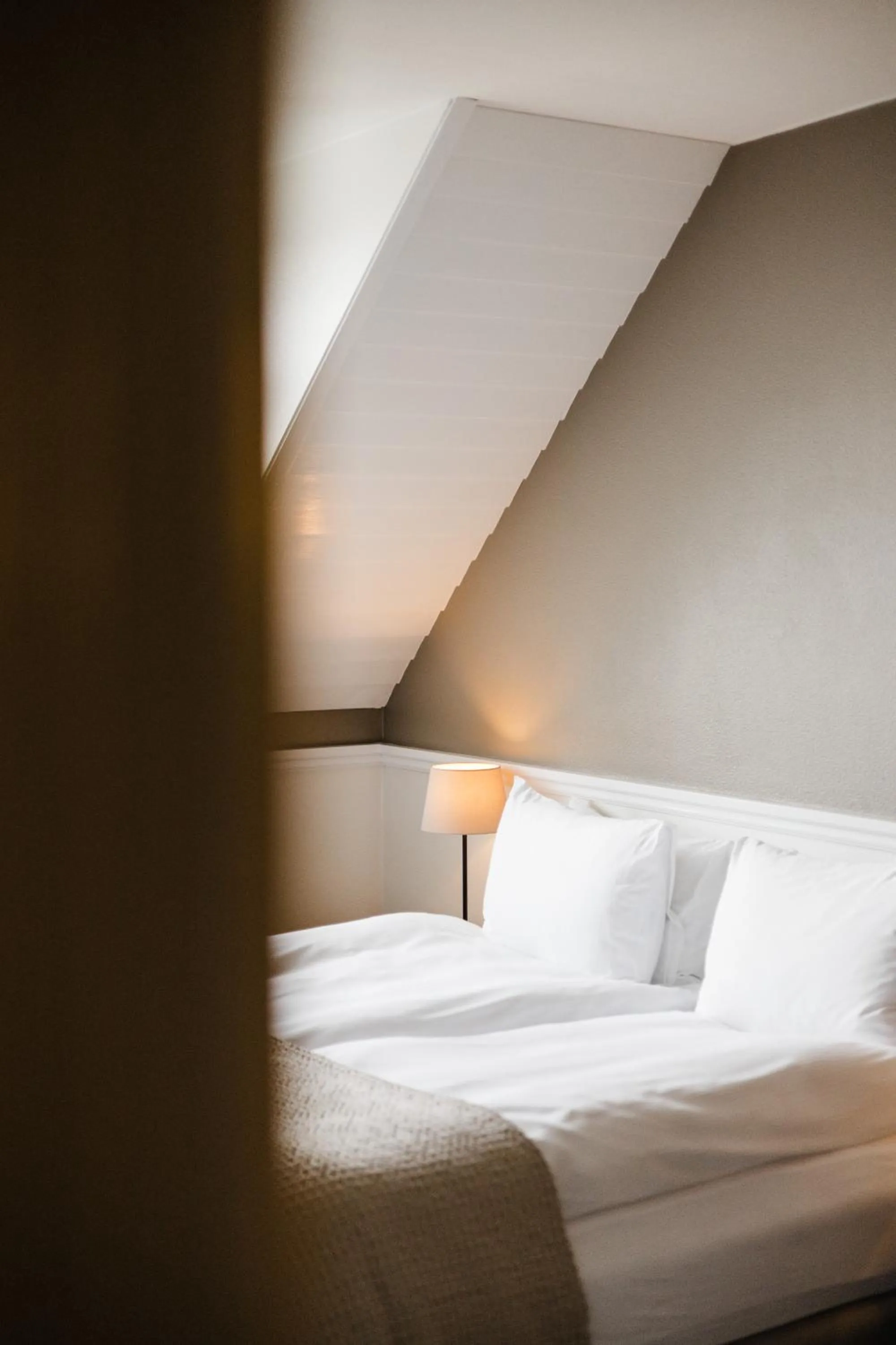 Bed in Hotel Ódinsvé