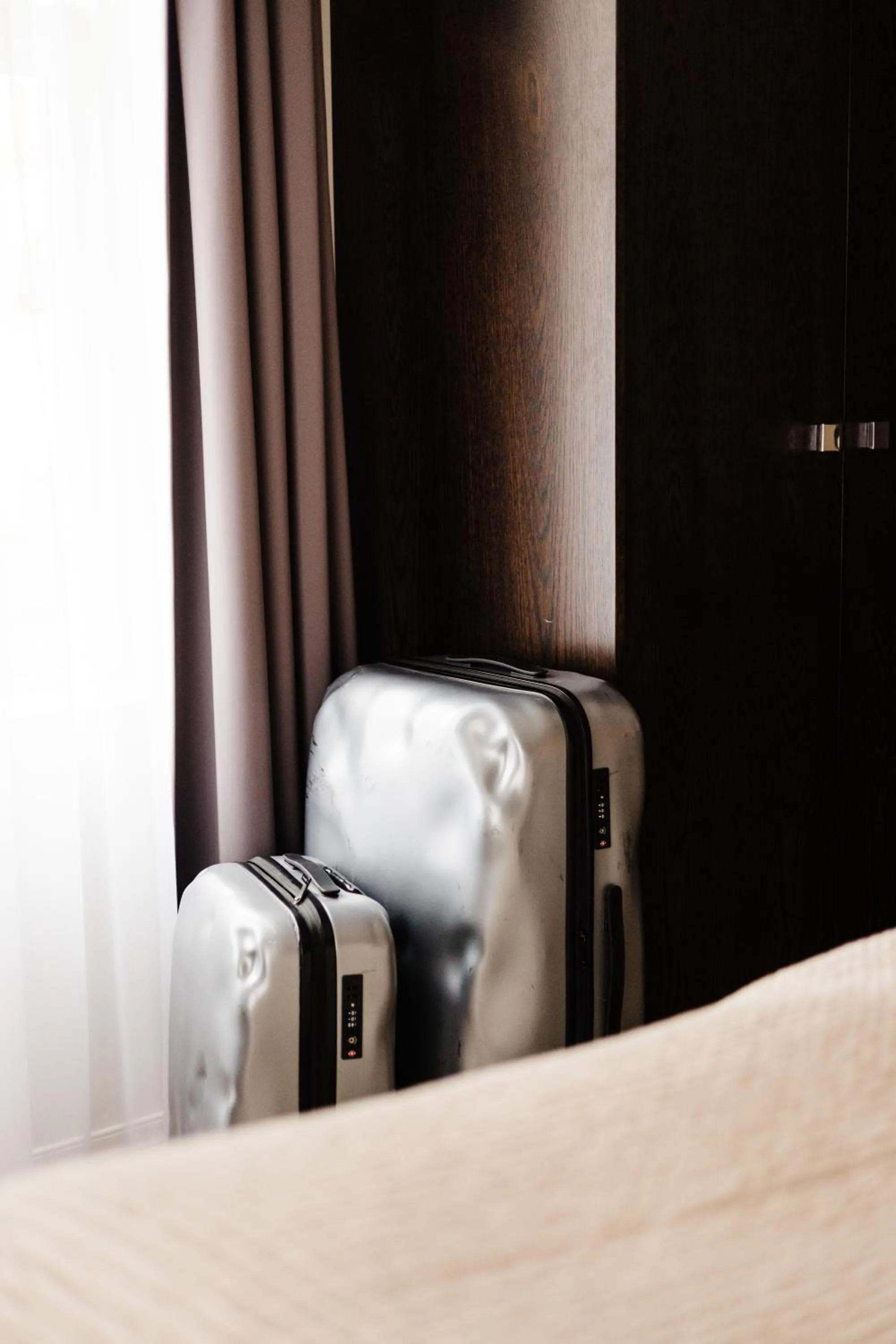 Bed in Hotel Ódinsvé