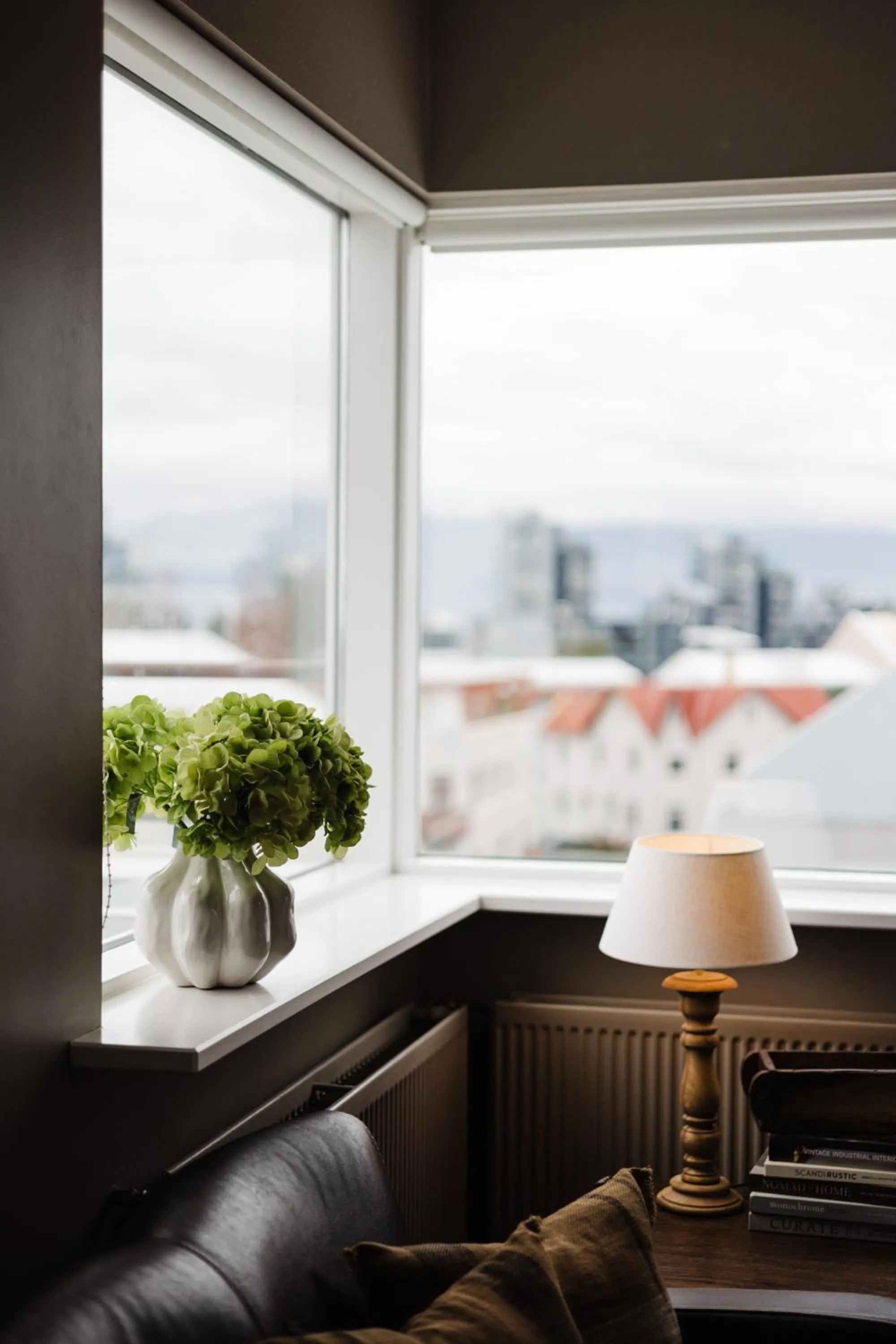 Seating area in Hotel Ódinsvé