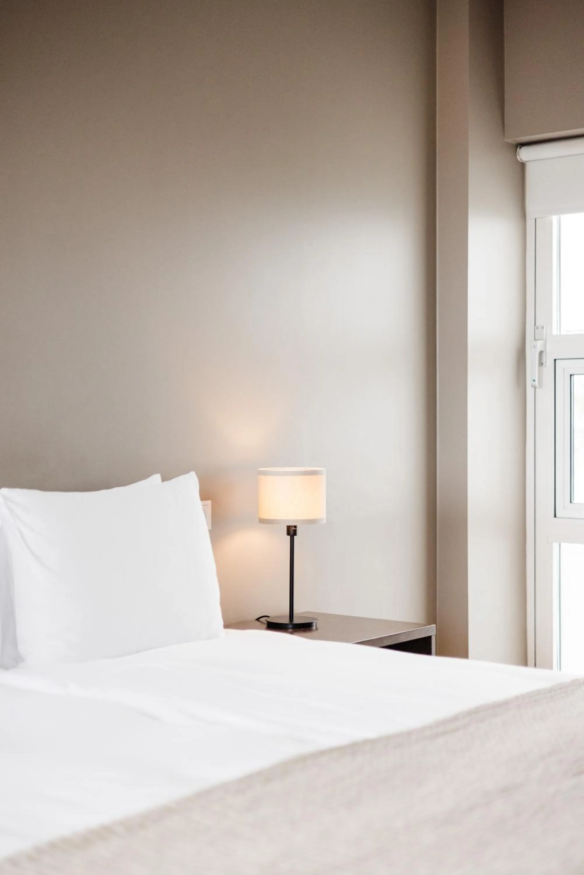 Bed in Hotel Ódinsvé