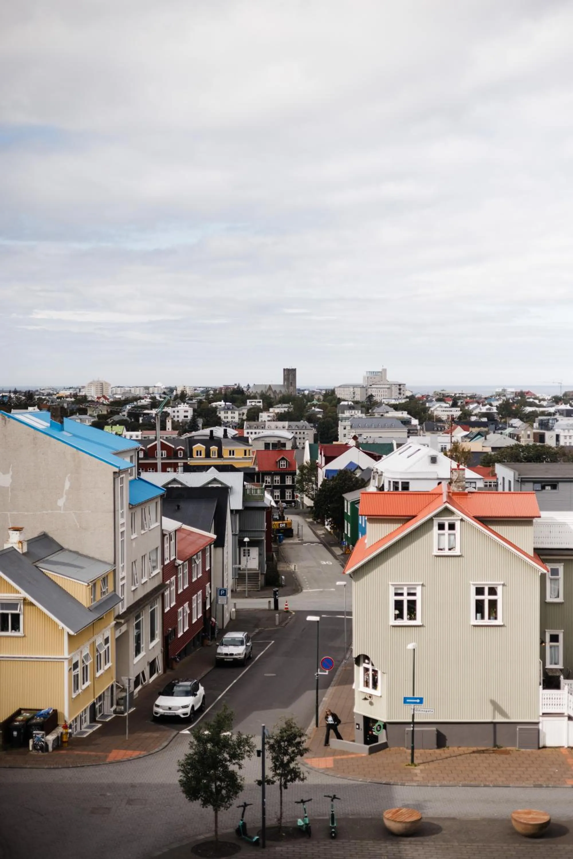 City view in Hotel Ódinsvé