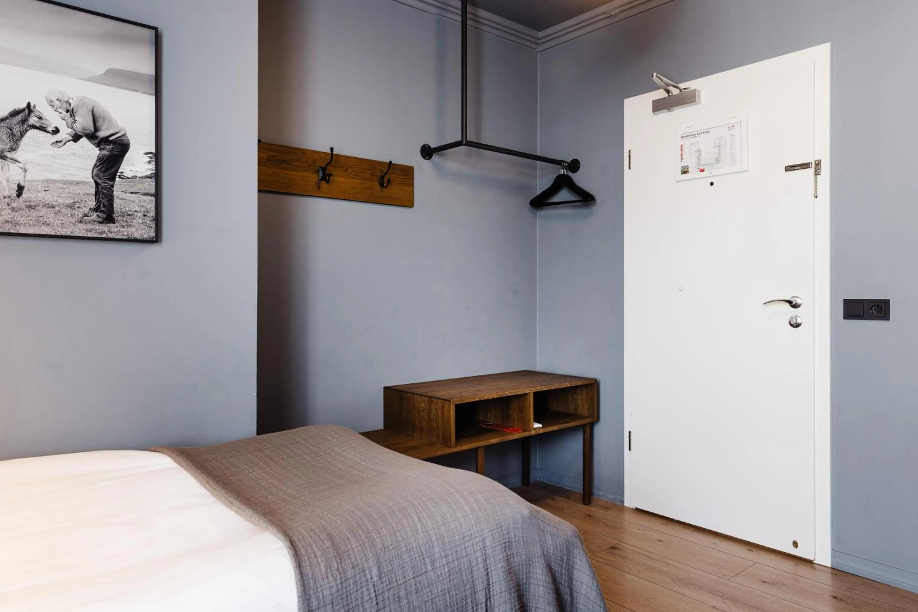 Bedroom, Bed in Hotel Ódinsvé