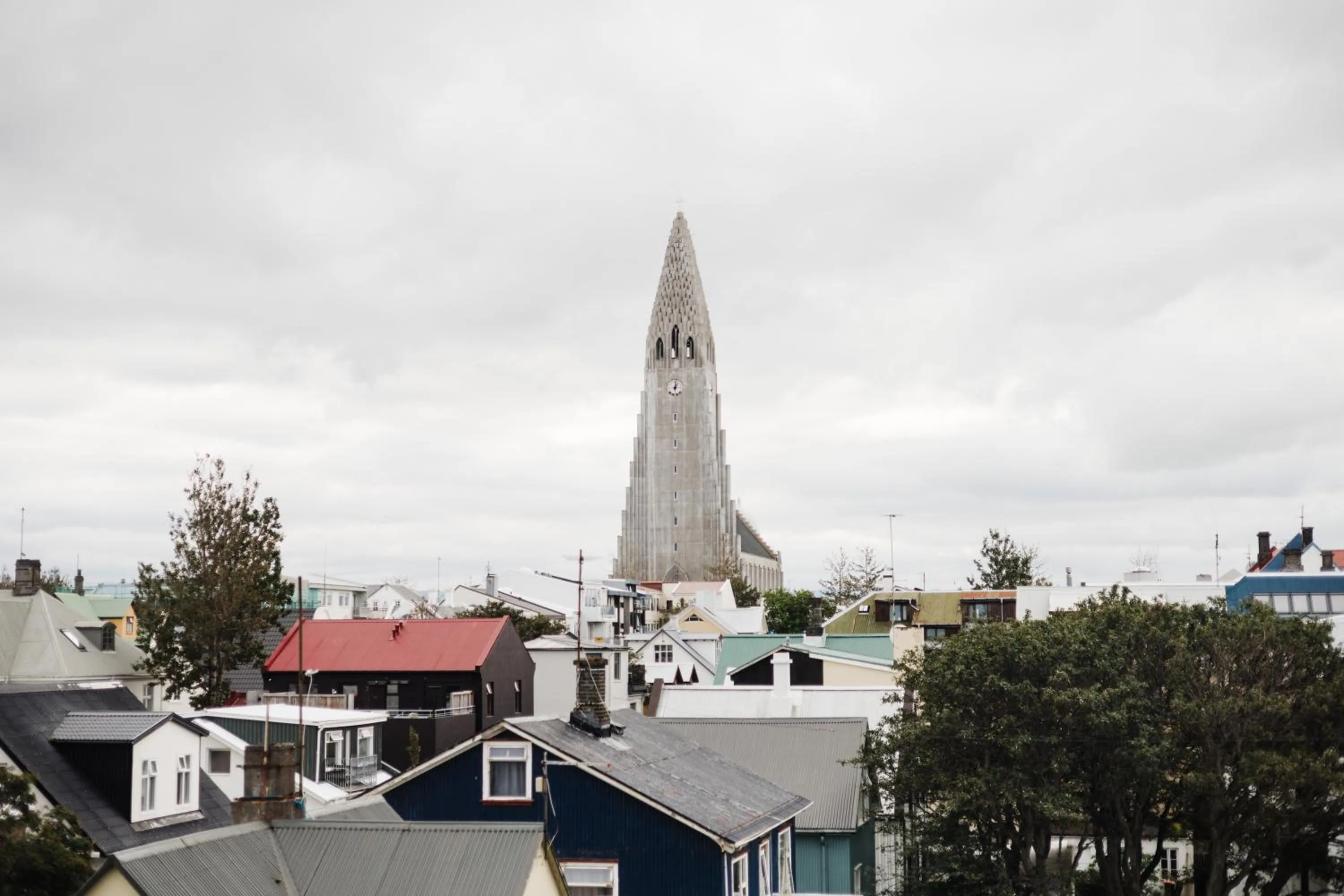 City view in Hotel Ódinsvé