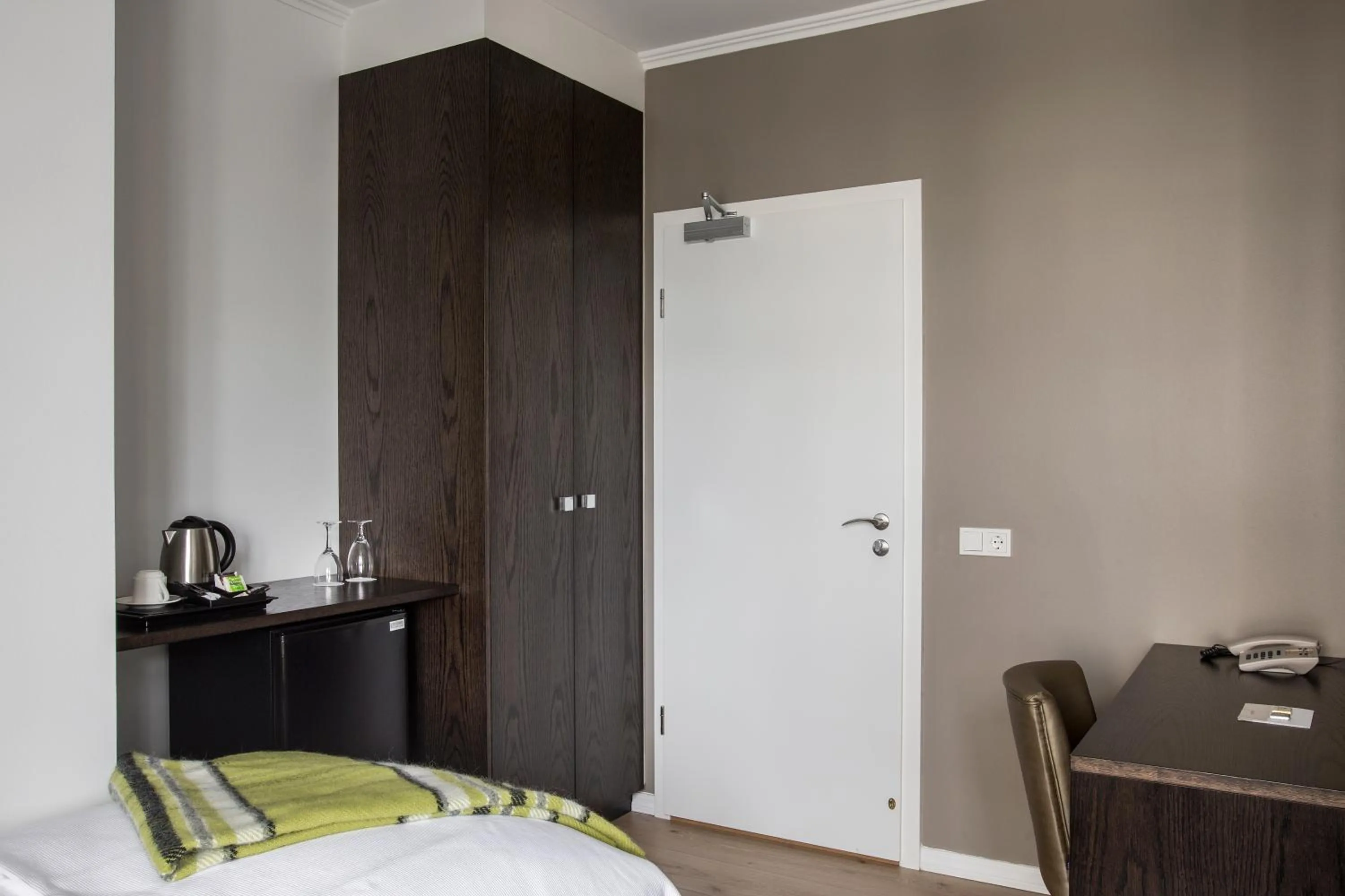 Decorative detail, Bed in Hotel Ódinsvé