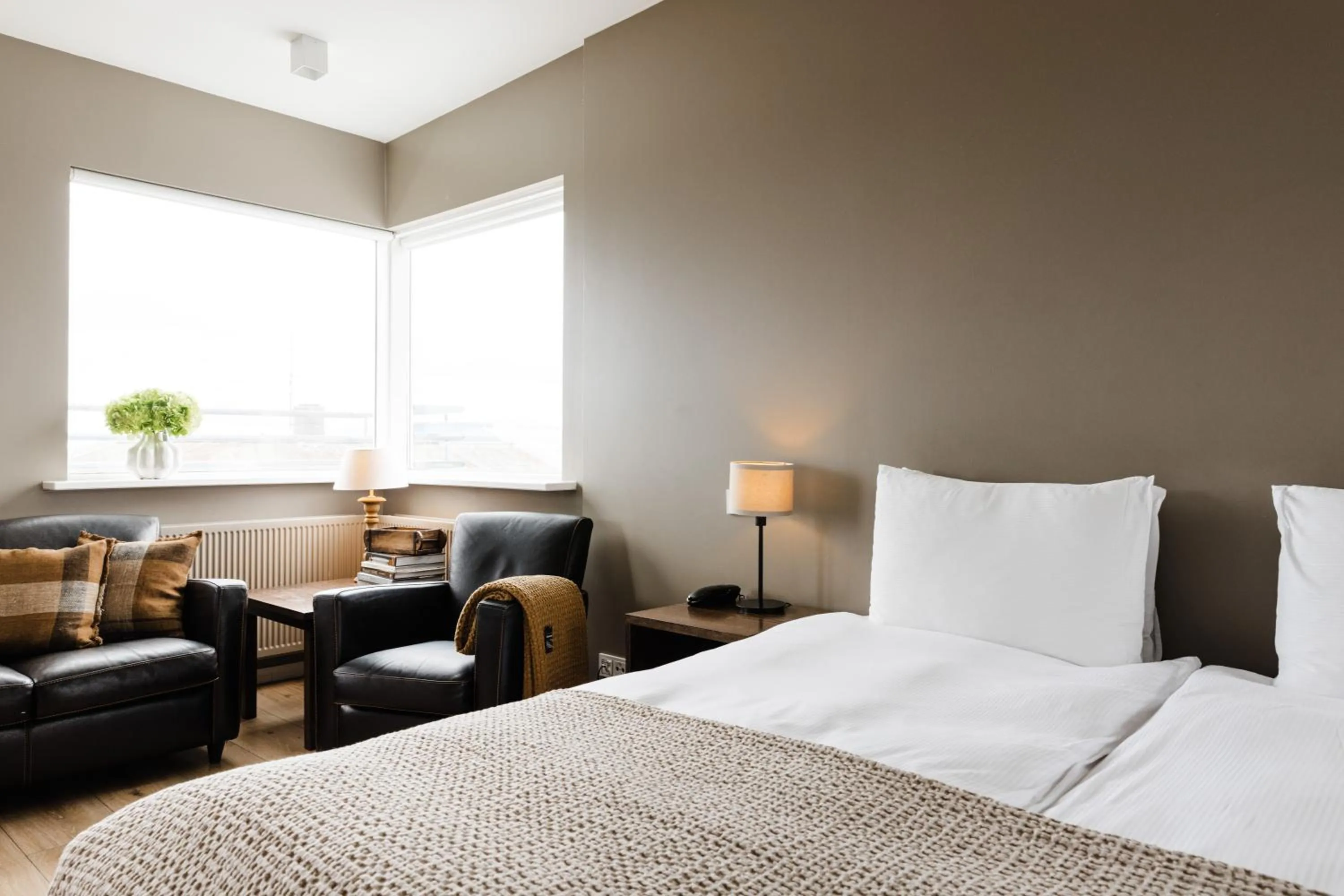 Photo of the whole room, Bed in Hotel Ódinsvé