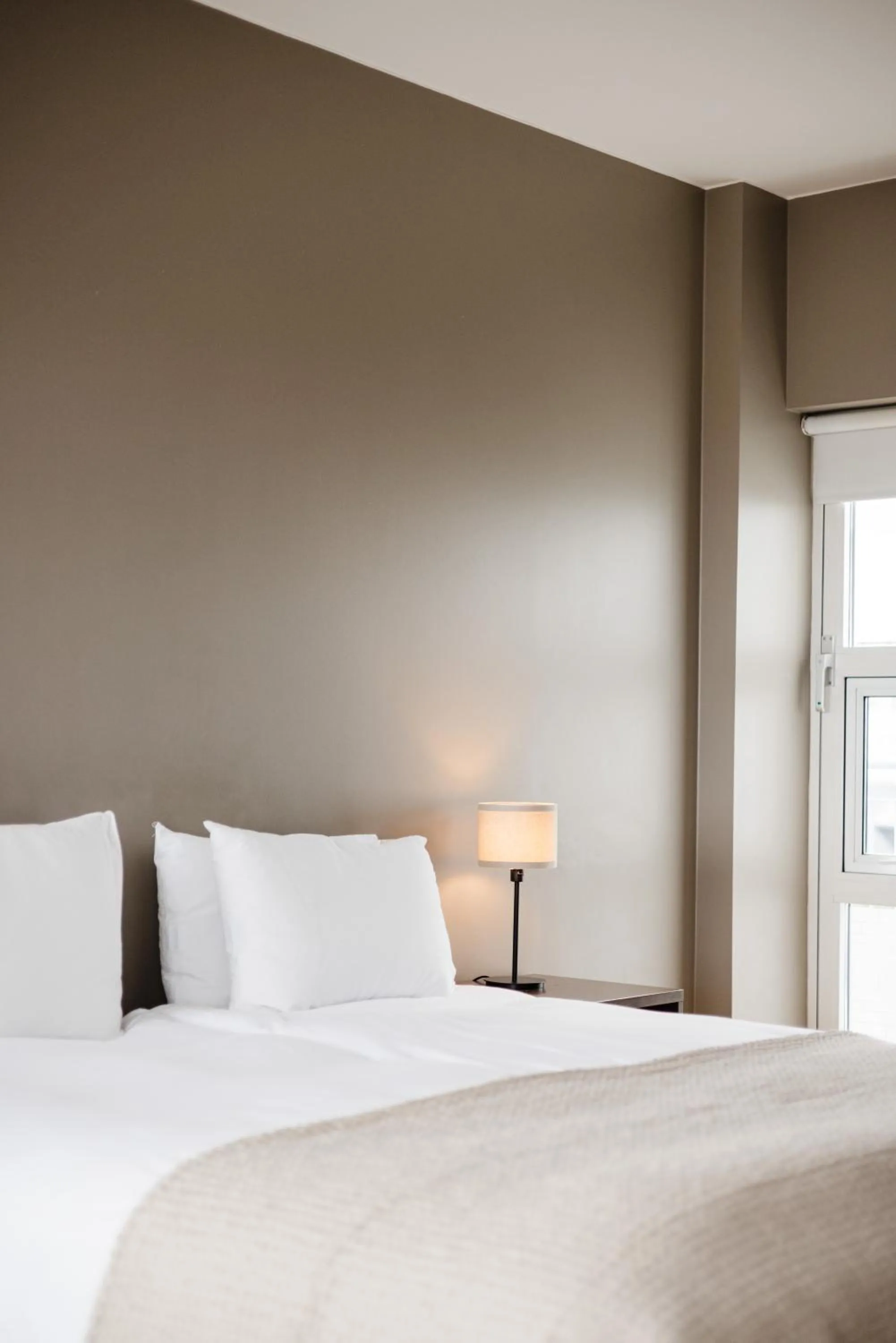 Bed in Hotel Ódinsvé